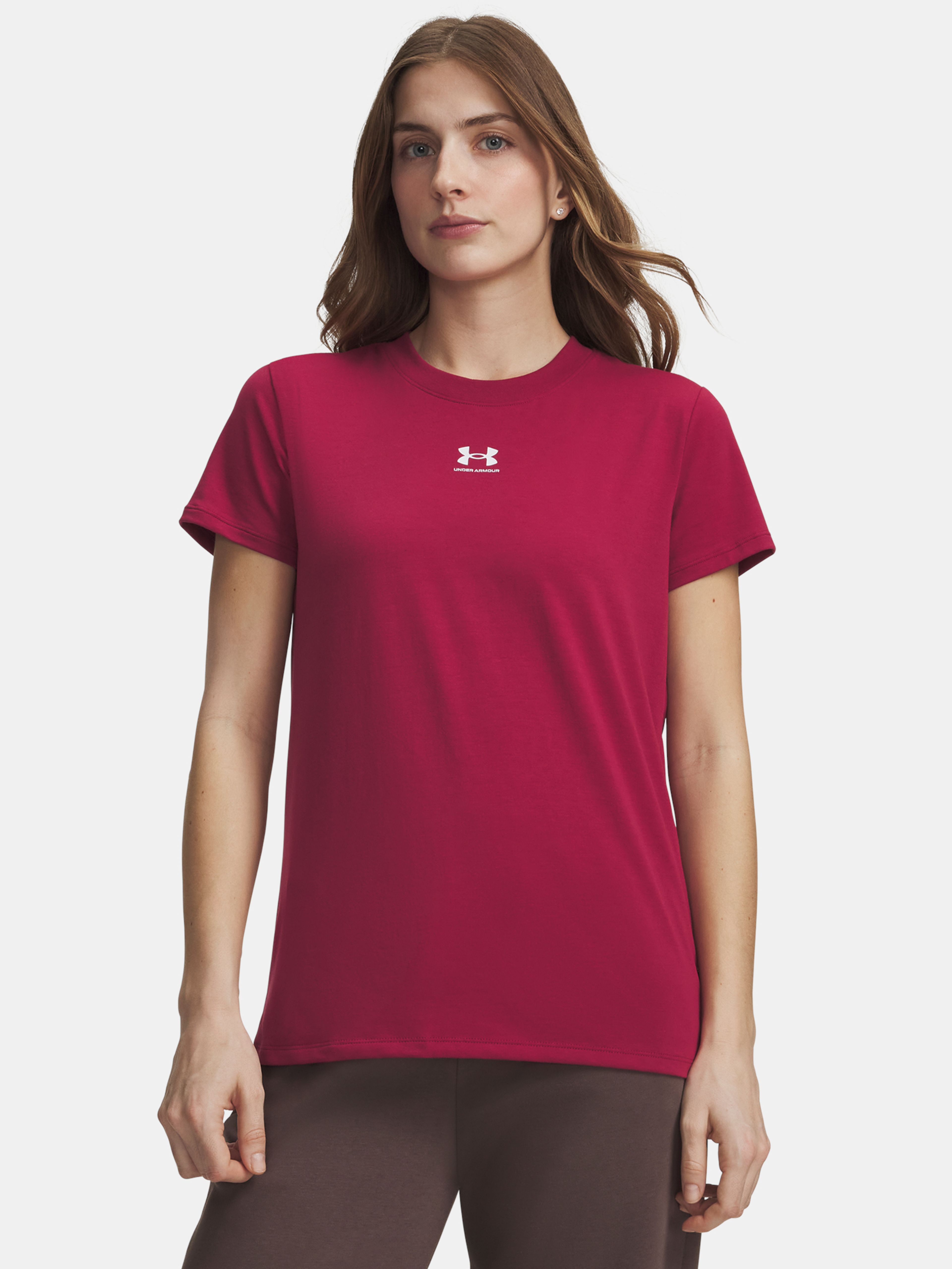 Sieviešu t-krekls Under Armour UA Rival Core SS - 001