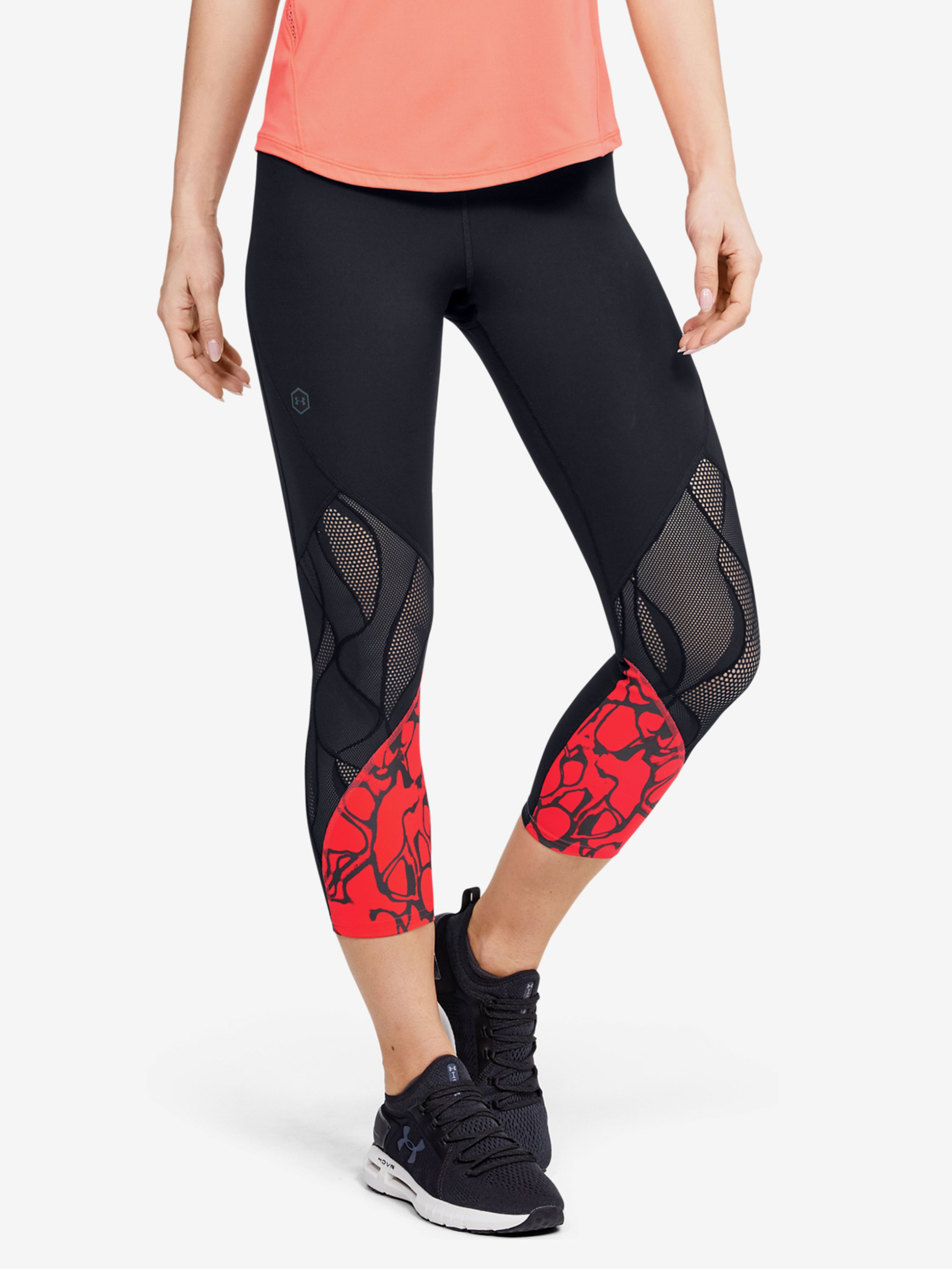 Női leggings Under Armour Rush Vent Iridescent Graphic Crop