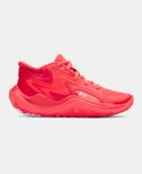 Unisex topánky Under Armour UA GS JET '25-GRY-Červená - 004