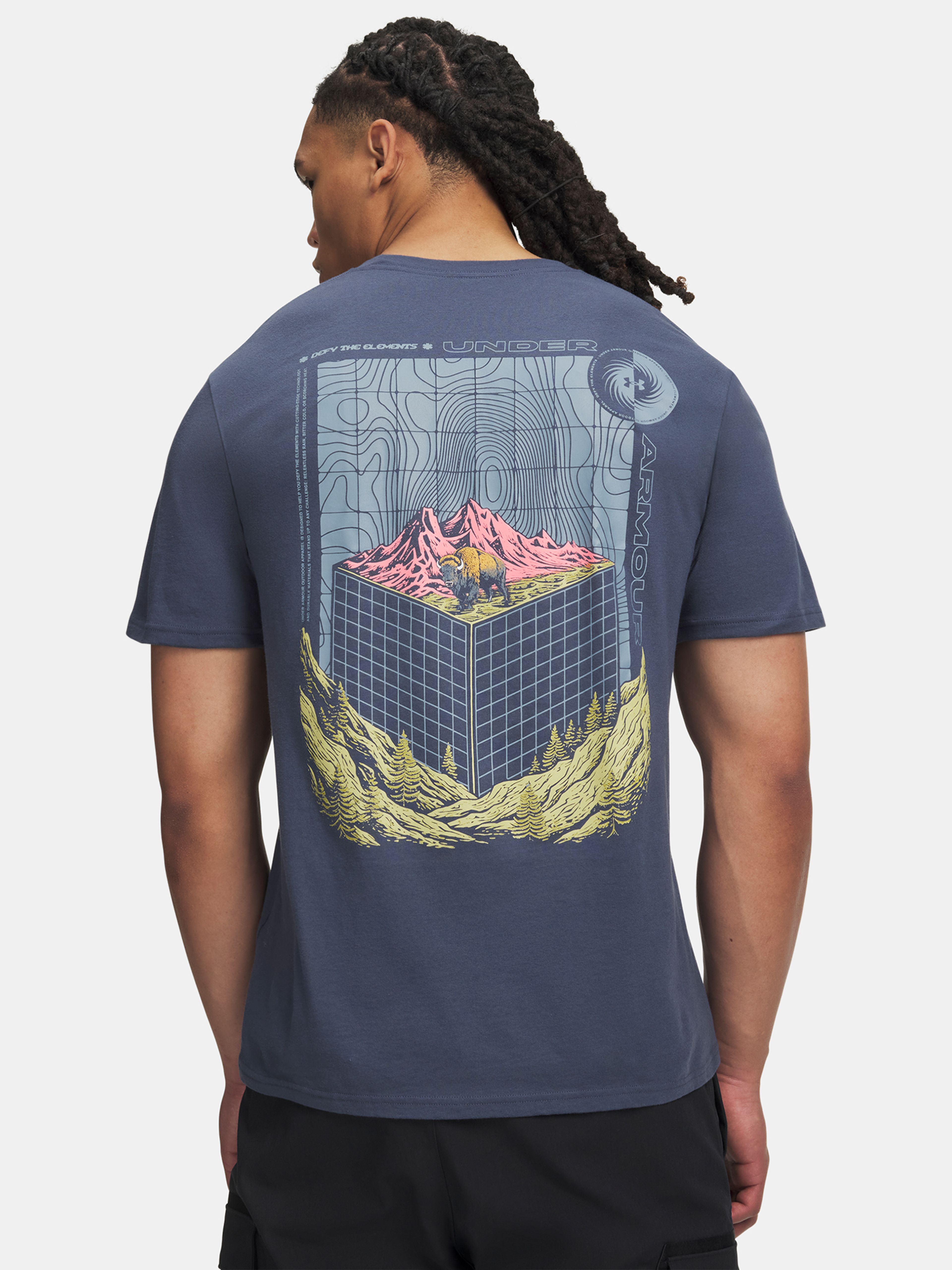 Pánske tričko Under Armour M Mountain Bison T - 002