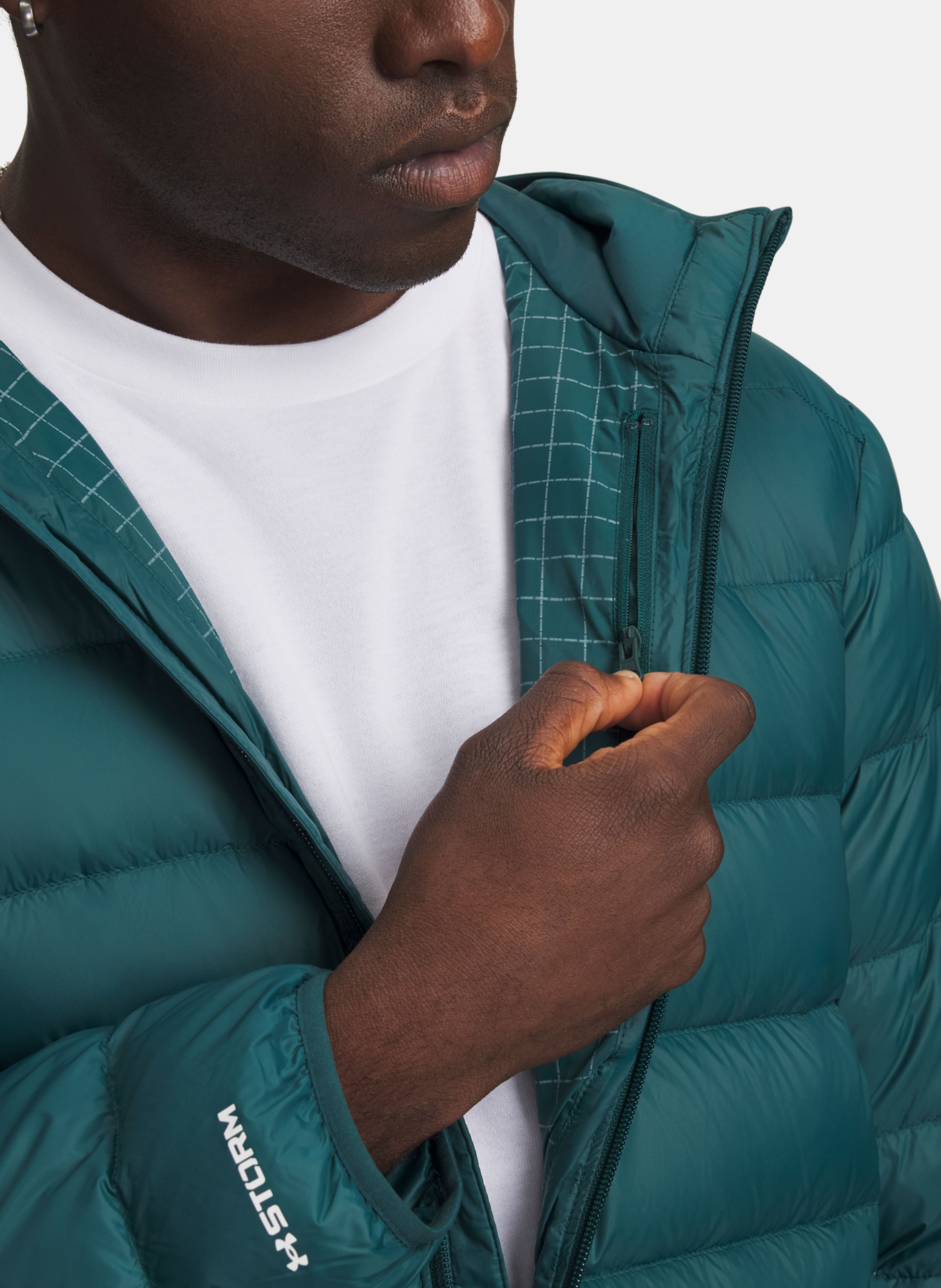 Férfi dzseki Under Armour LEGEND DOWN HOODED JACKET - 004
