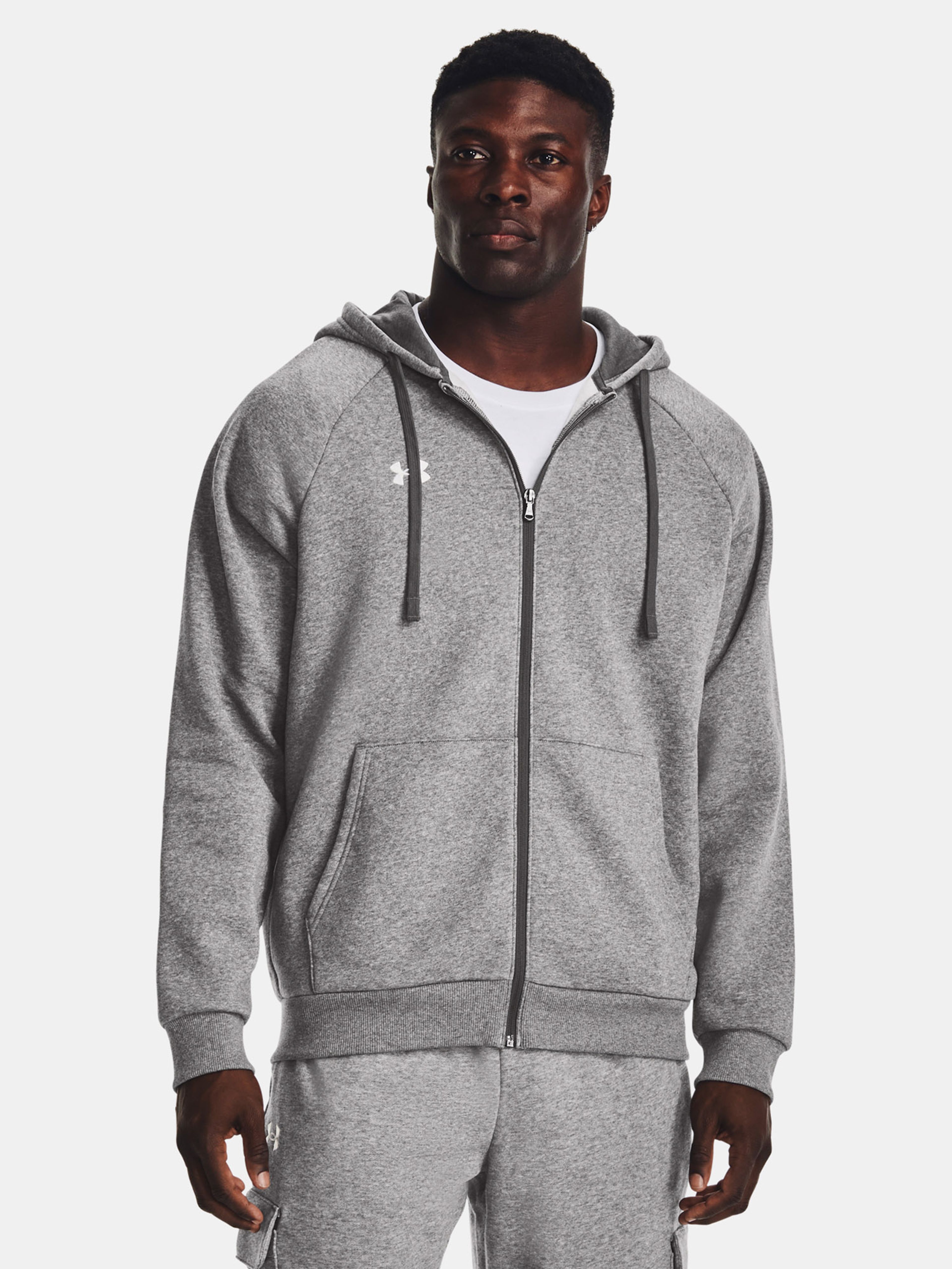 Meeste dressipluus Under Armour UA Rival Fleece FZ Hoodie