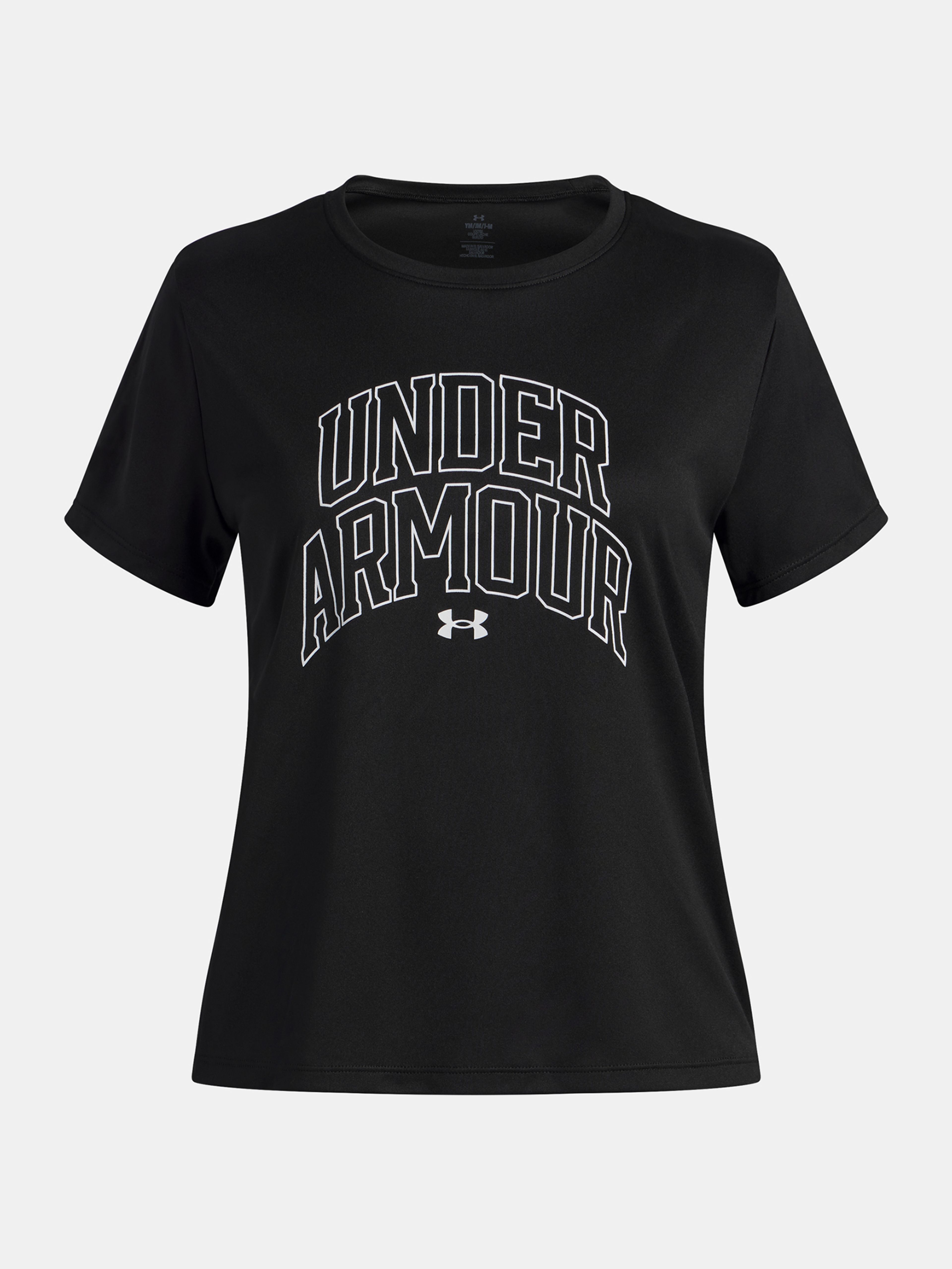 Meiteņu t-krekls Under Armour Tech Varsity Graphic SS-BLK