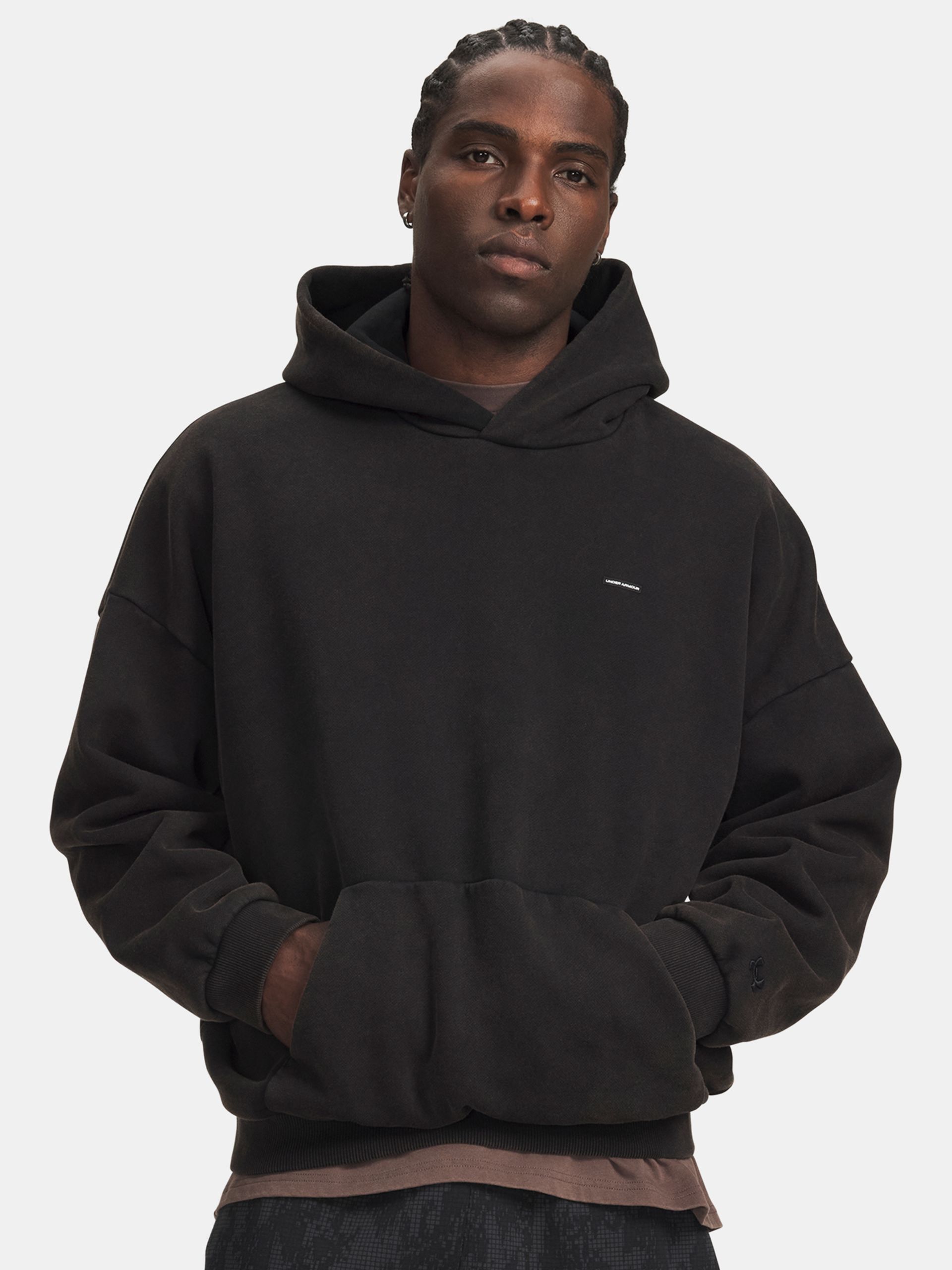 Férfi felső Under Armour UA Icon HW Flc Washed Hoodie - 001