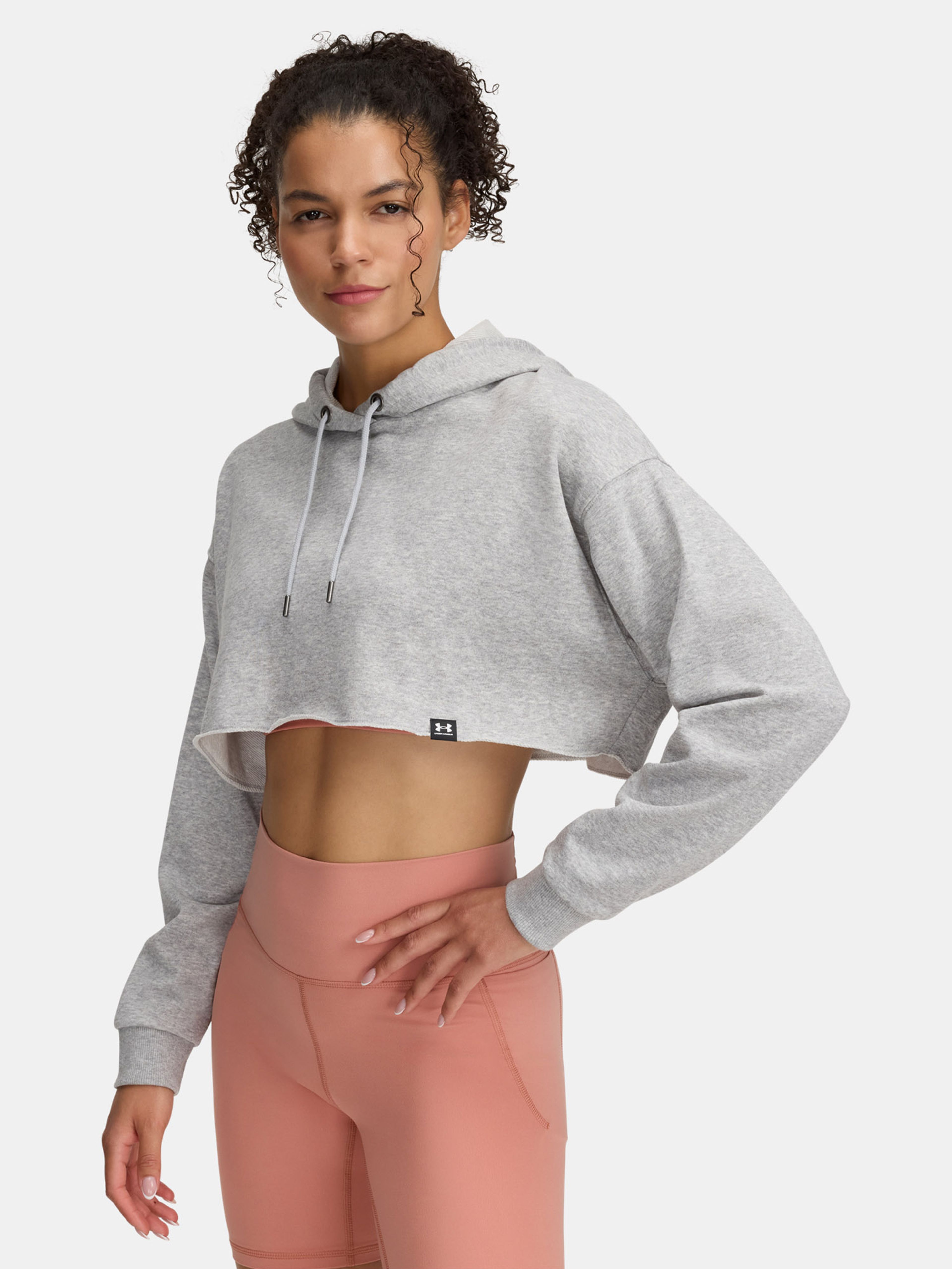 Ženski pulover Under Armour UA Icon Terry Crop Hoodie