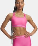 Ženski nedrček  Under Armour HEATGEAR High Bra-Rožnata - 003
