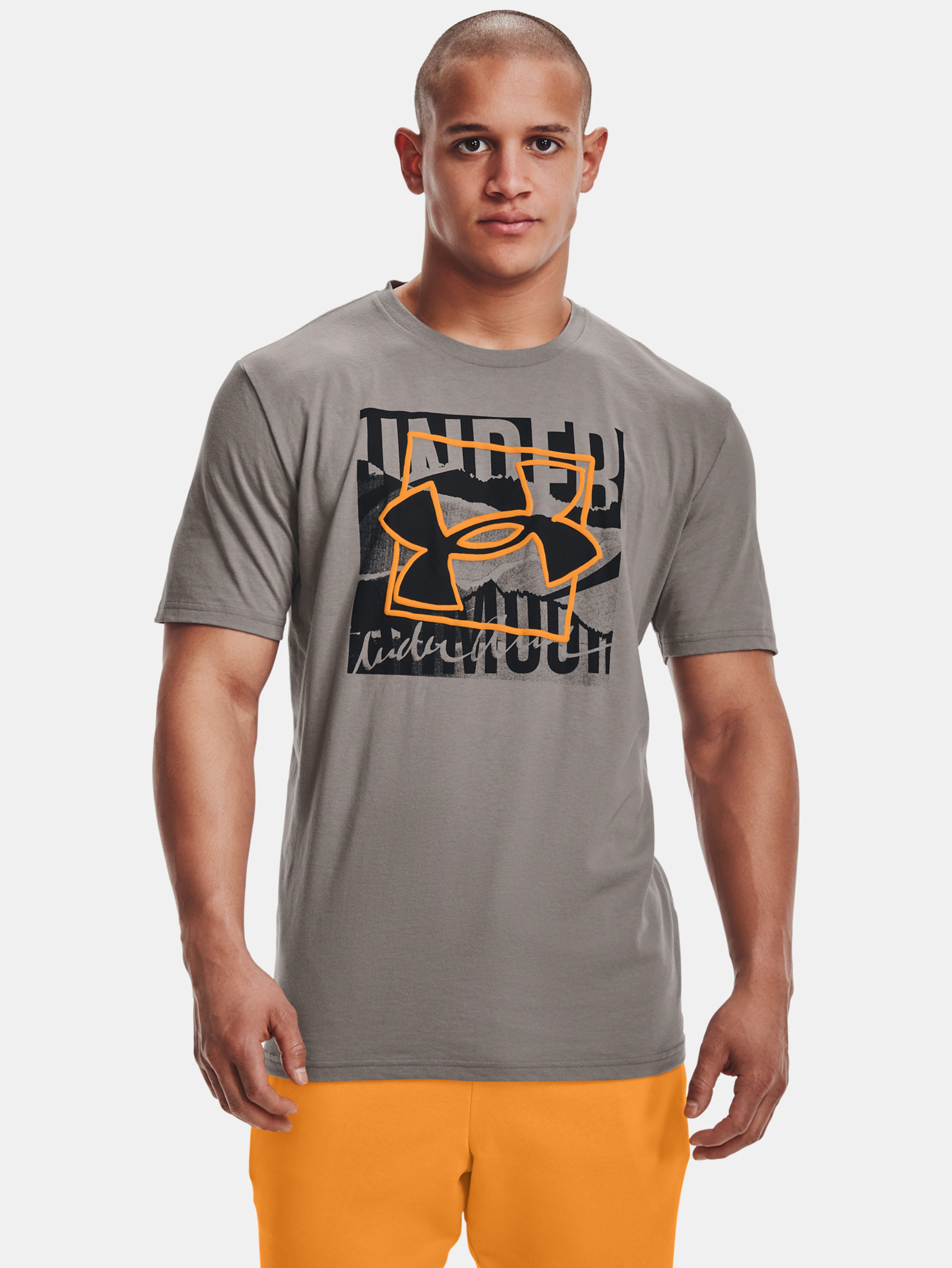 Férfi póló Under Armour UA BOXED SYMBOL OUTLINE SS