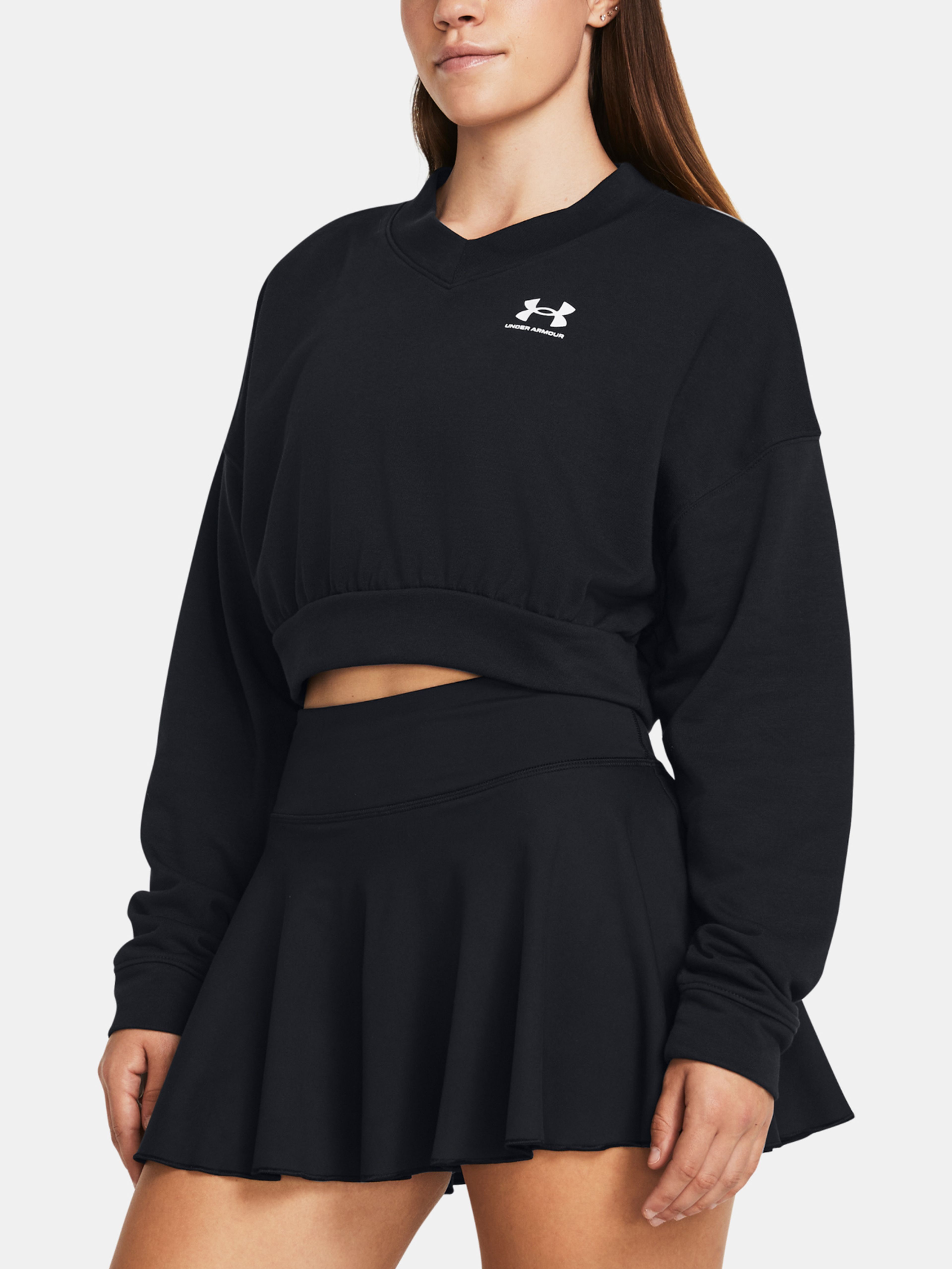 Női felső Under Armour UA Rival Terry OS Crop Crw