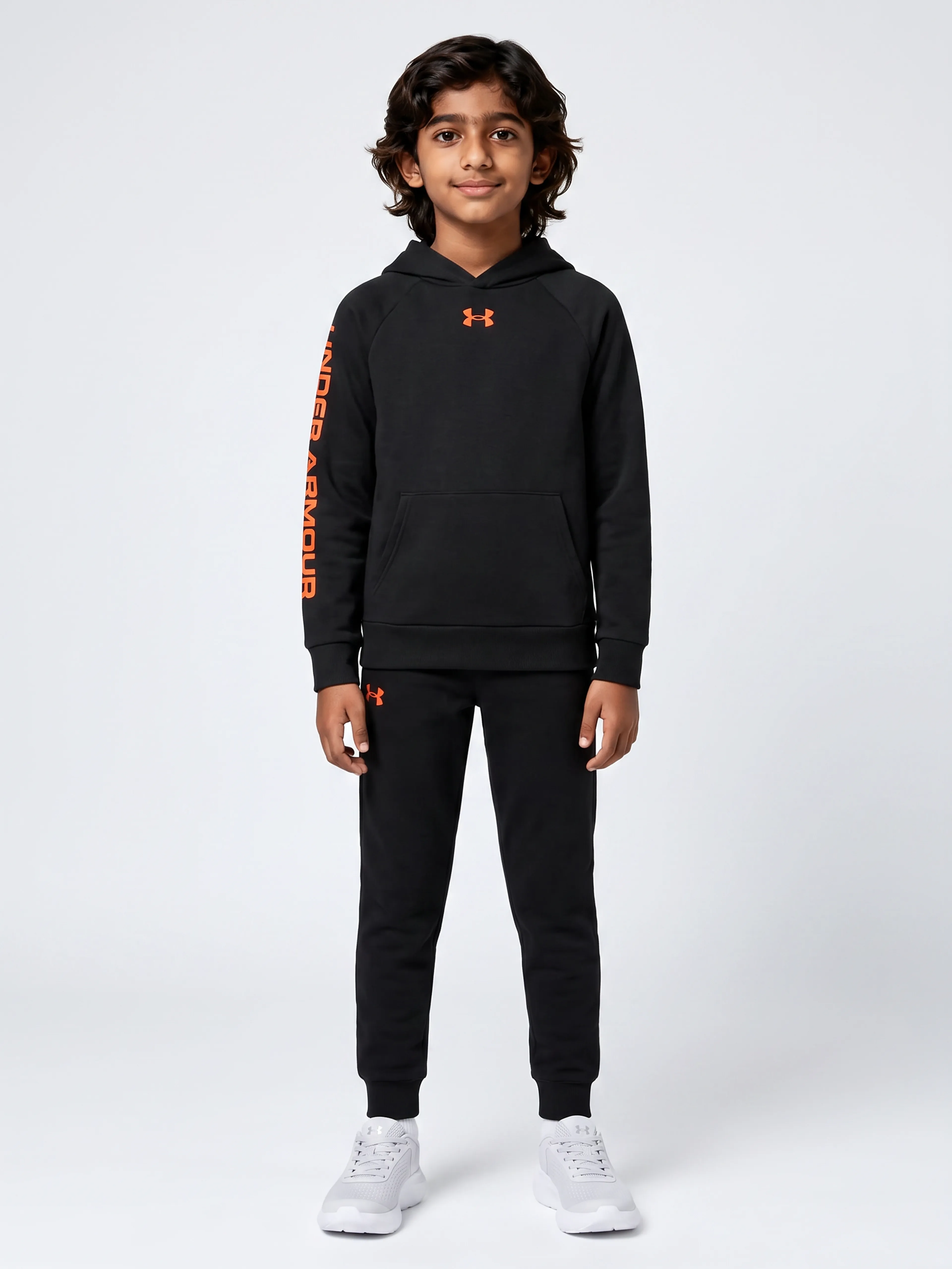 Chlapčenská súprava Under Armour UA Rival Fleece Suit-BLK - 001