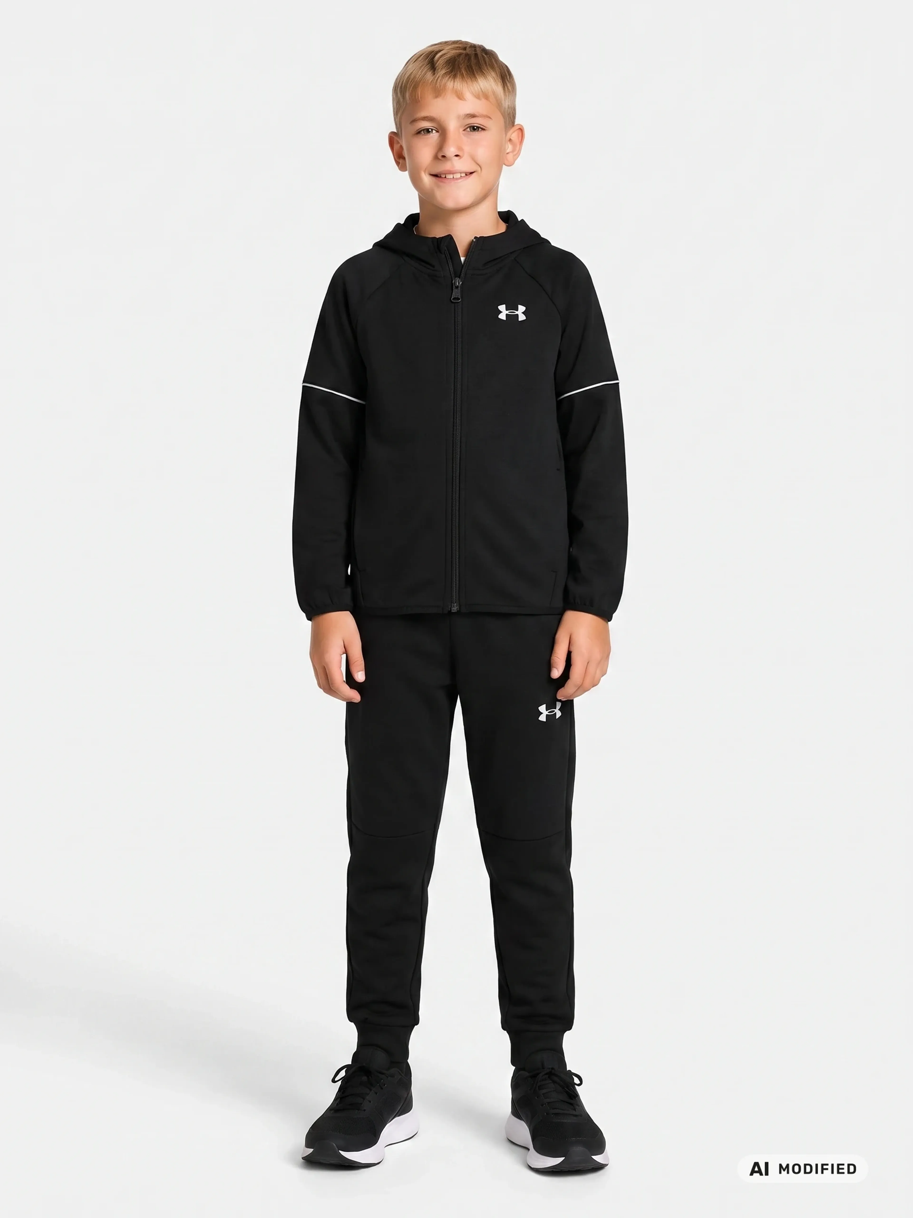 Fantovski set Under Armour UA DOUBLE KNIT FZ SET - 001