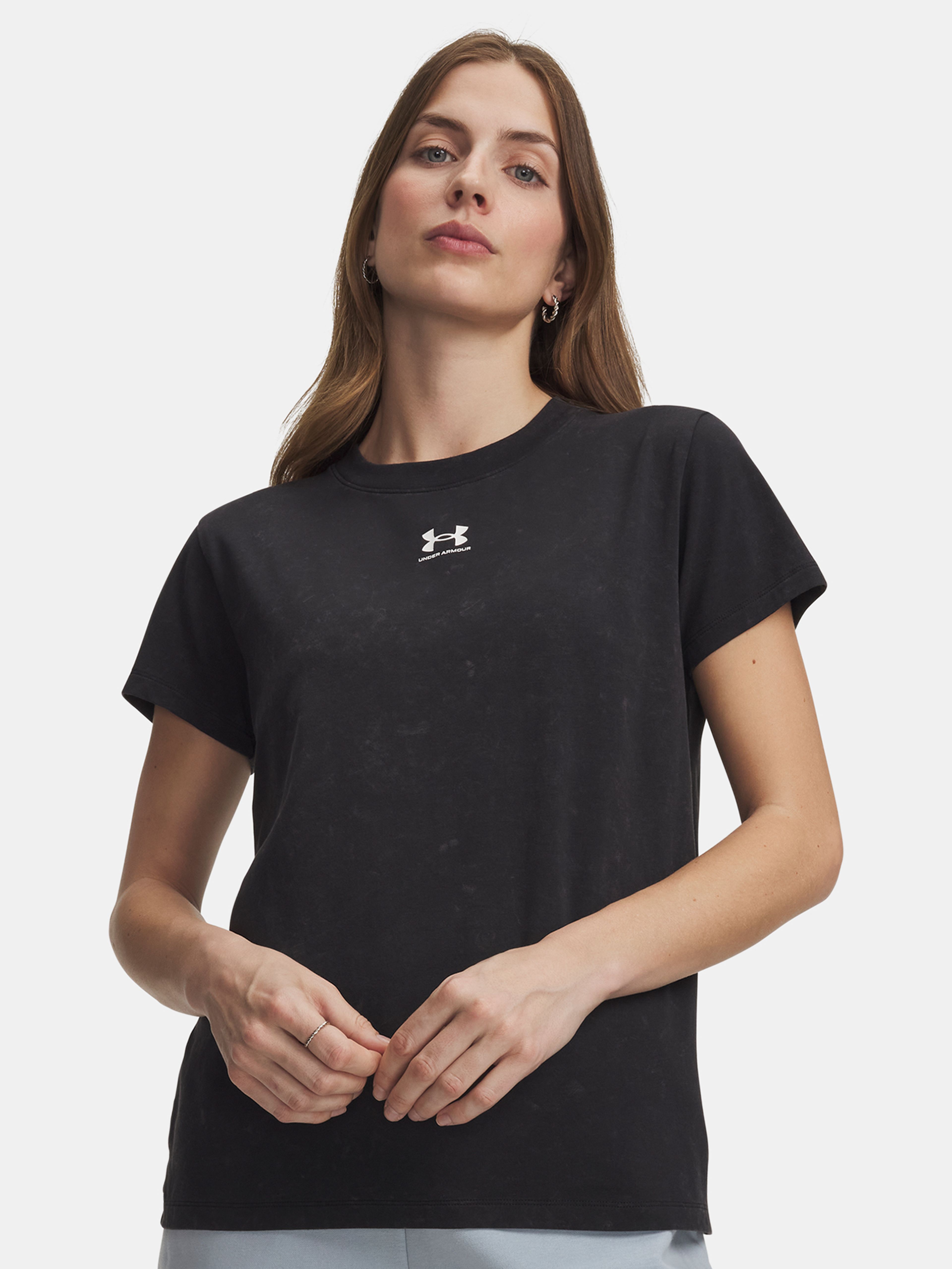 Naiste t-särk Under Armour Rival Cotton Wash SS - 001
