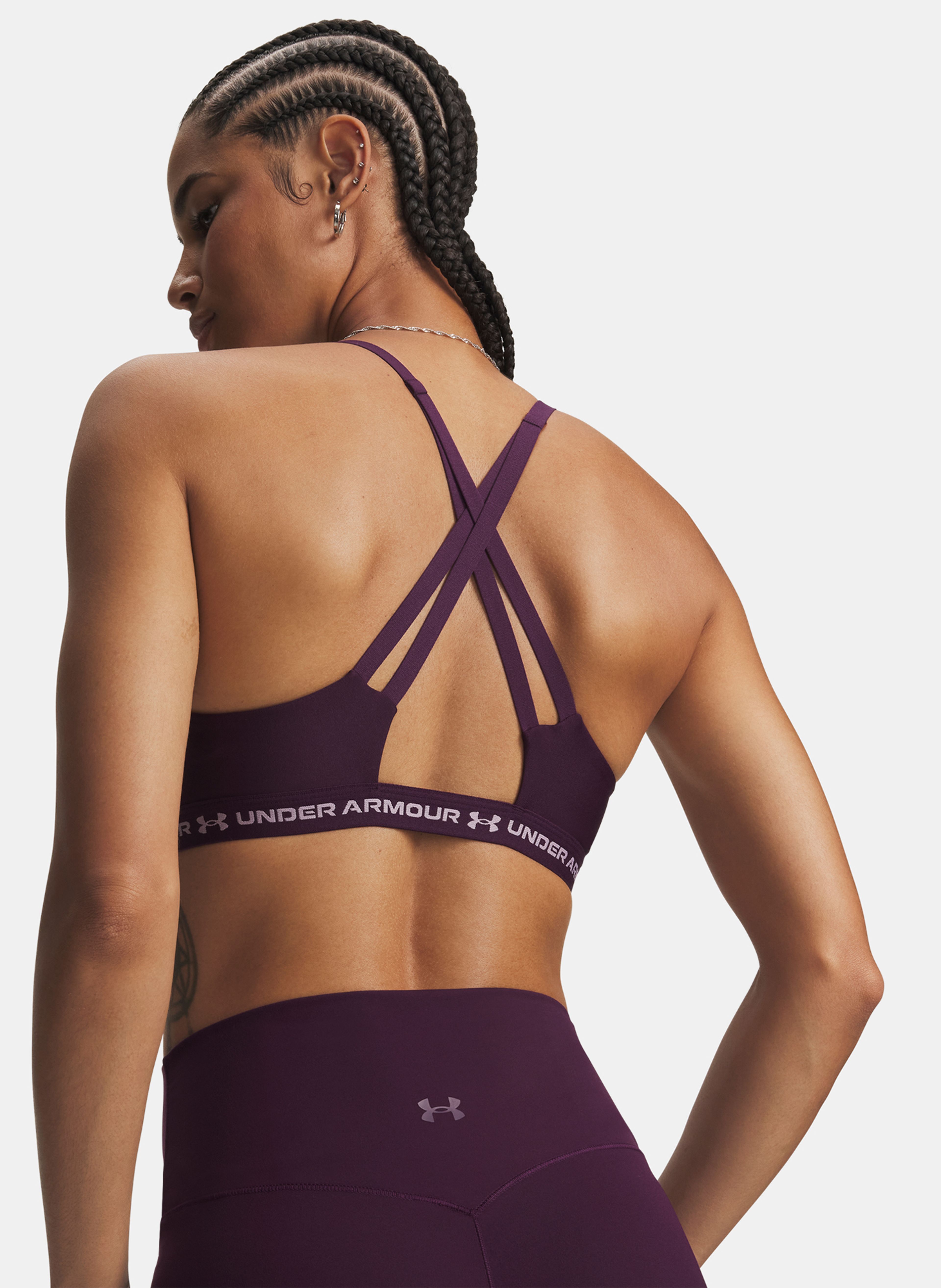 Sieviešu krūšturis Under Armour Crossback Low Strappy - 002