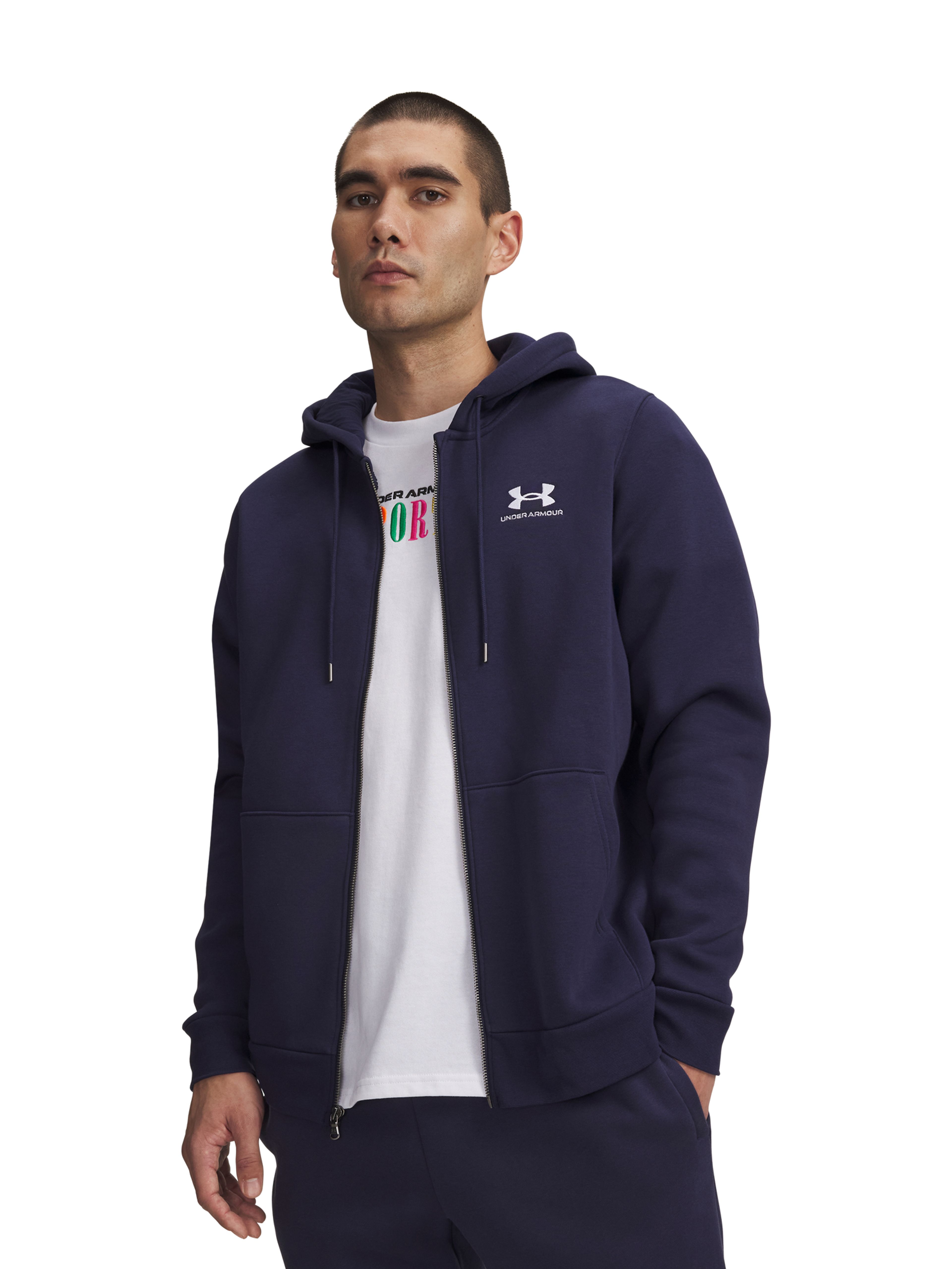 Pánská mikina Under Armour UA Essential Fleece FZ Hood