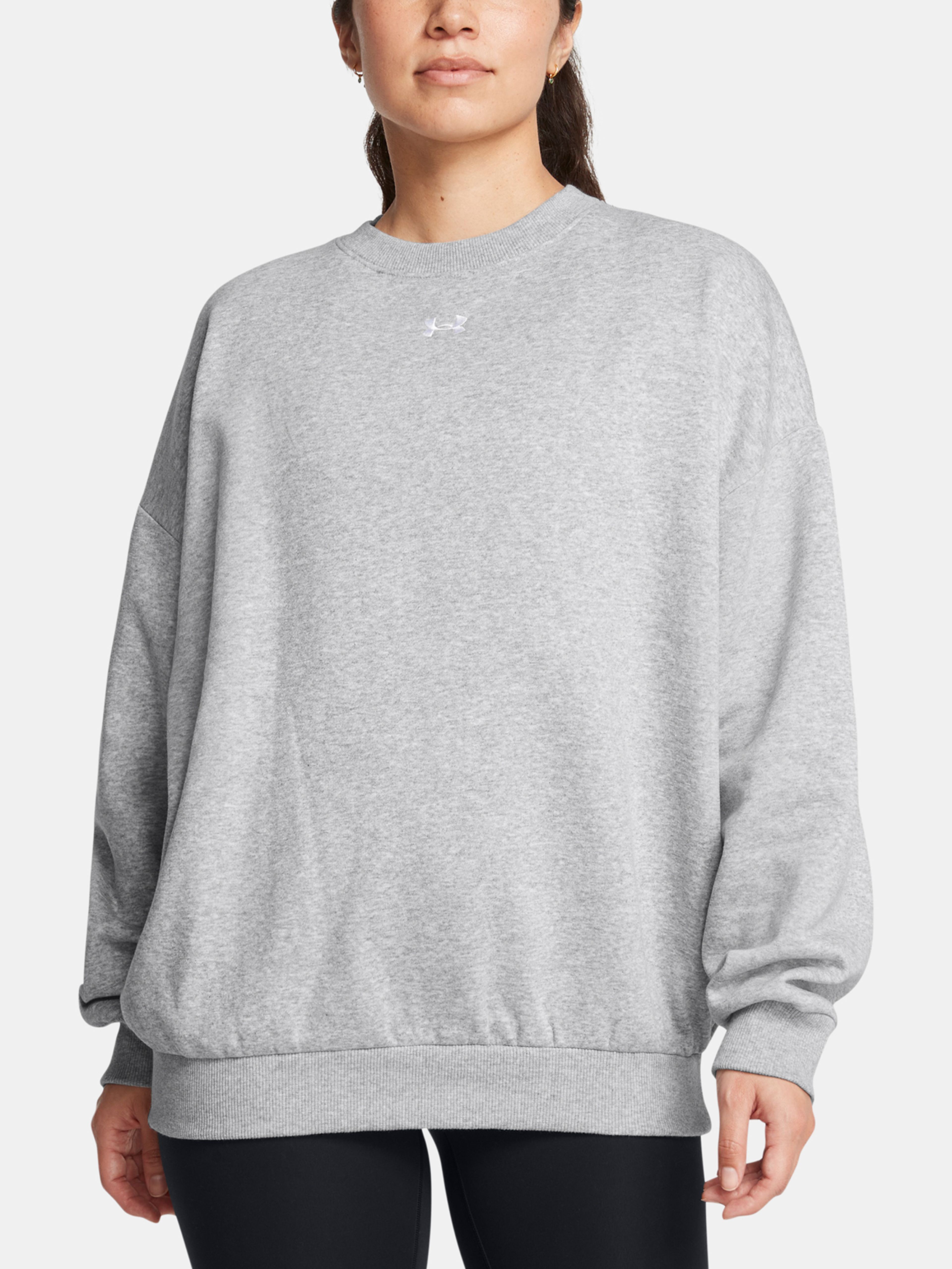 Női felső Under Armour Rival Fleece OS Crew-GRY