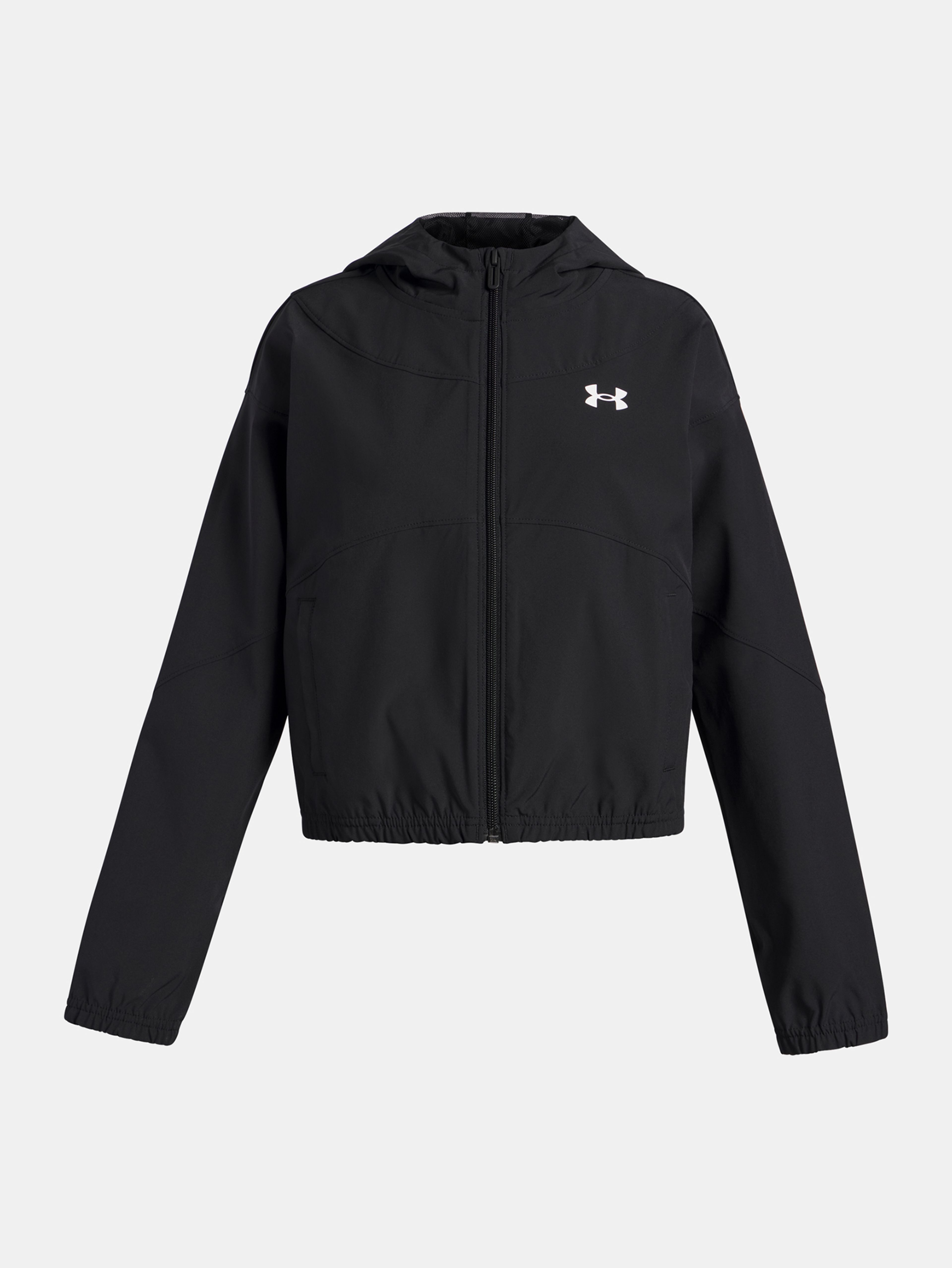 Dekliška jakna  Under Armour UA Rival Woven HD Jacket-BLK