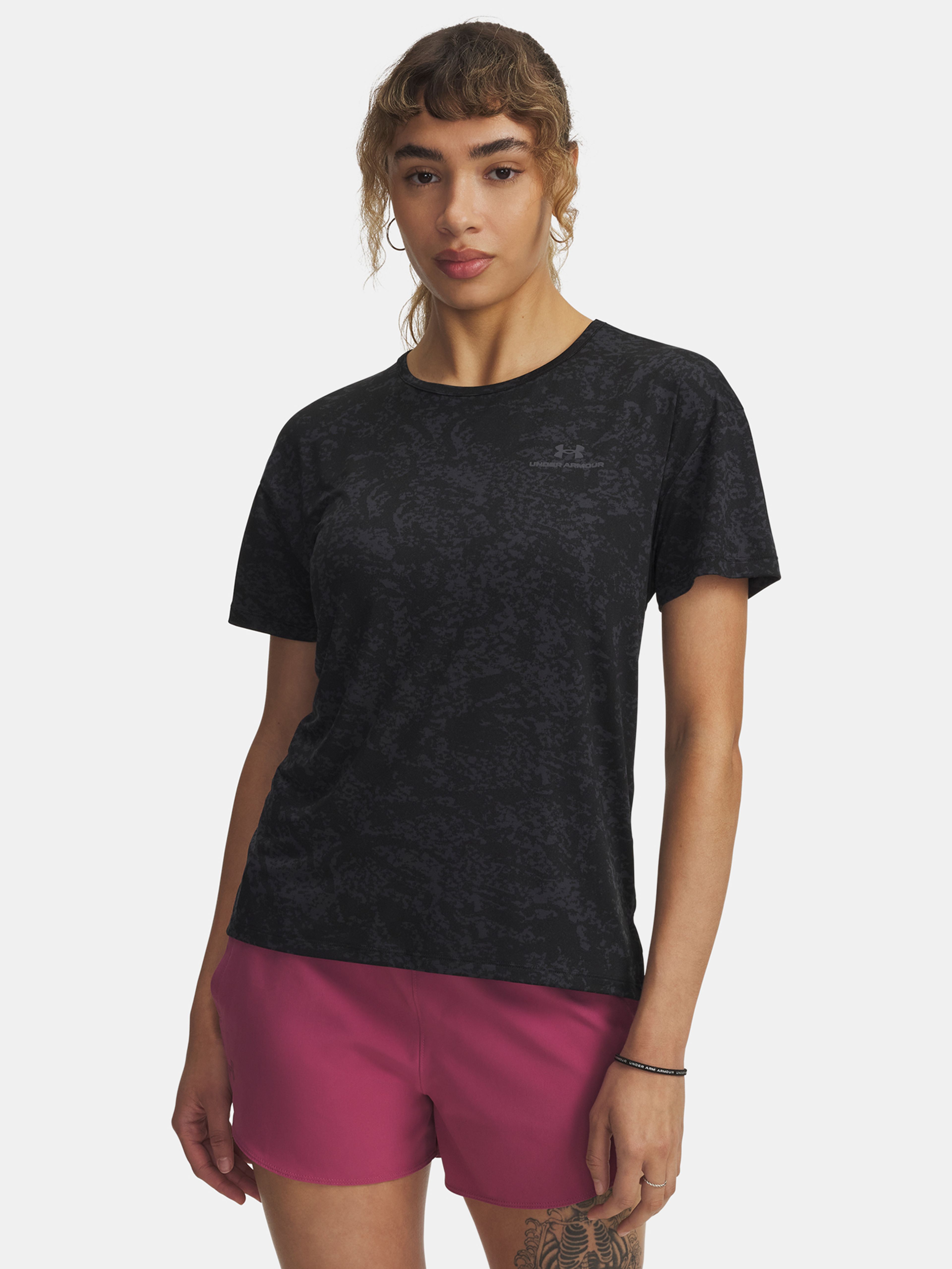 Dámske tričko Under Armour Vanish Energy SS 2.0 Print-BLK
