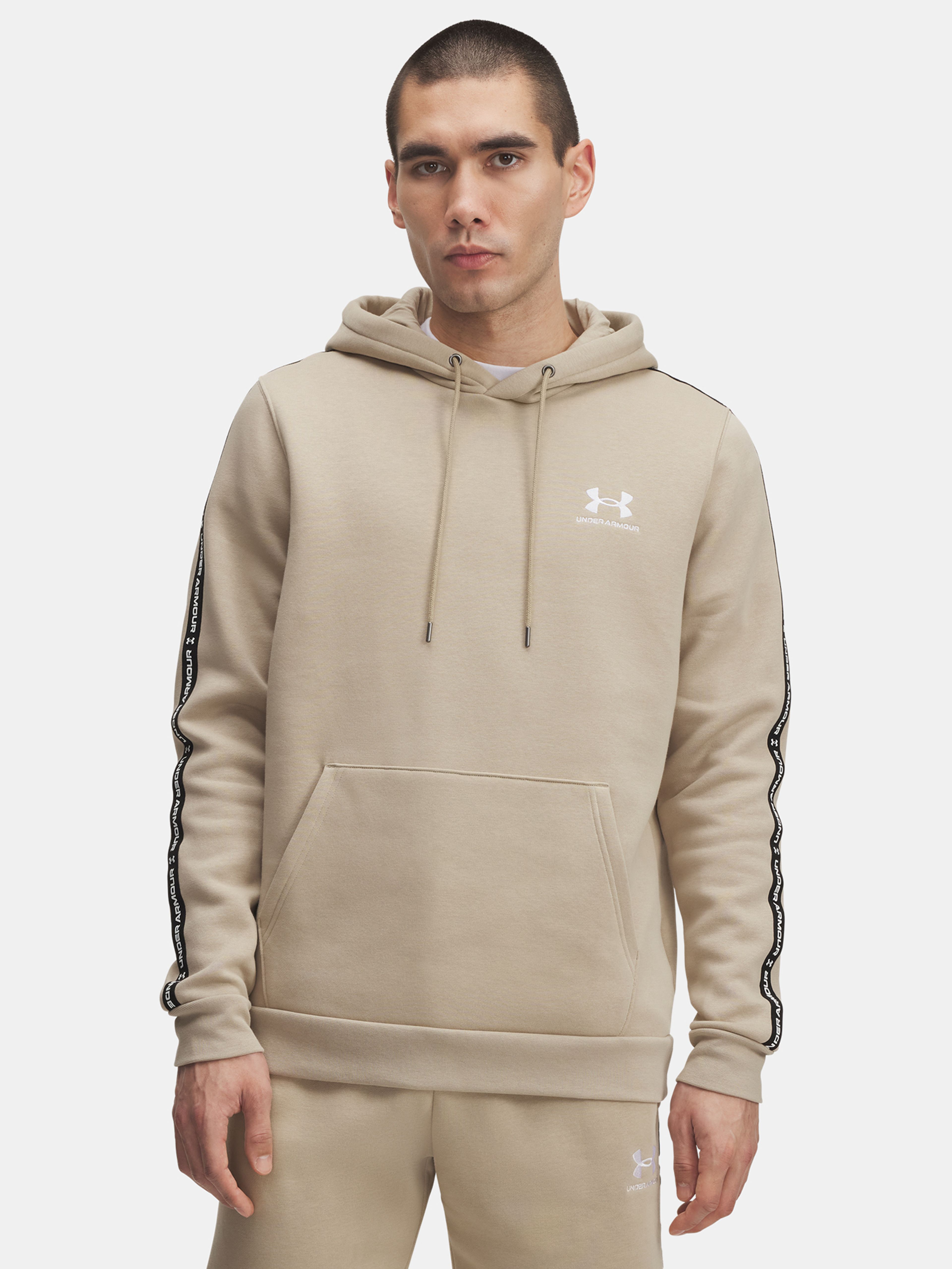 Pánska mikina Under Armour UA Icon Fleece HD Taping-BRN