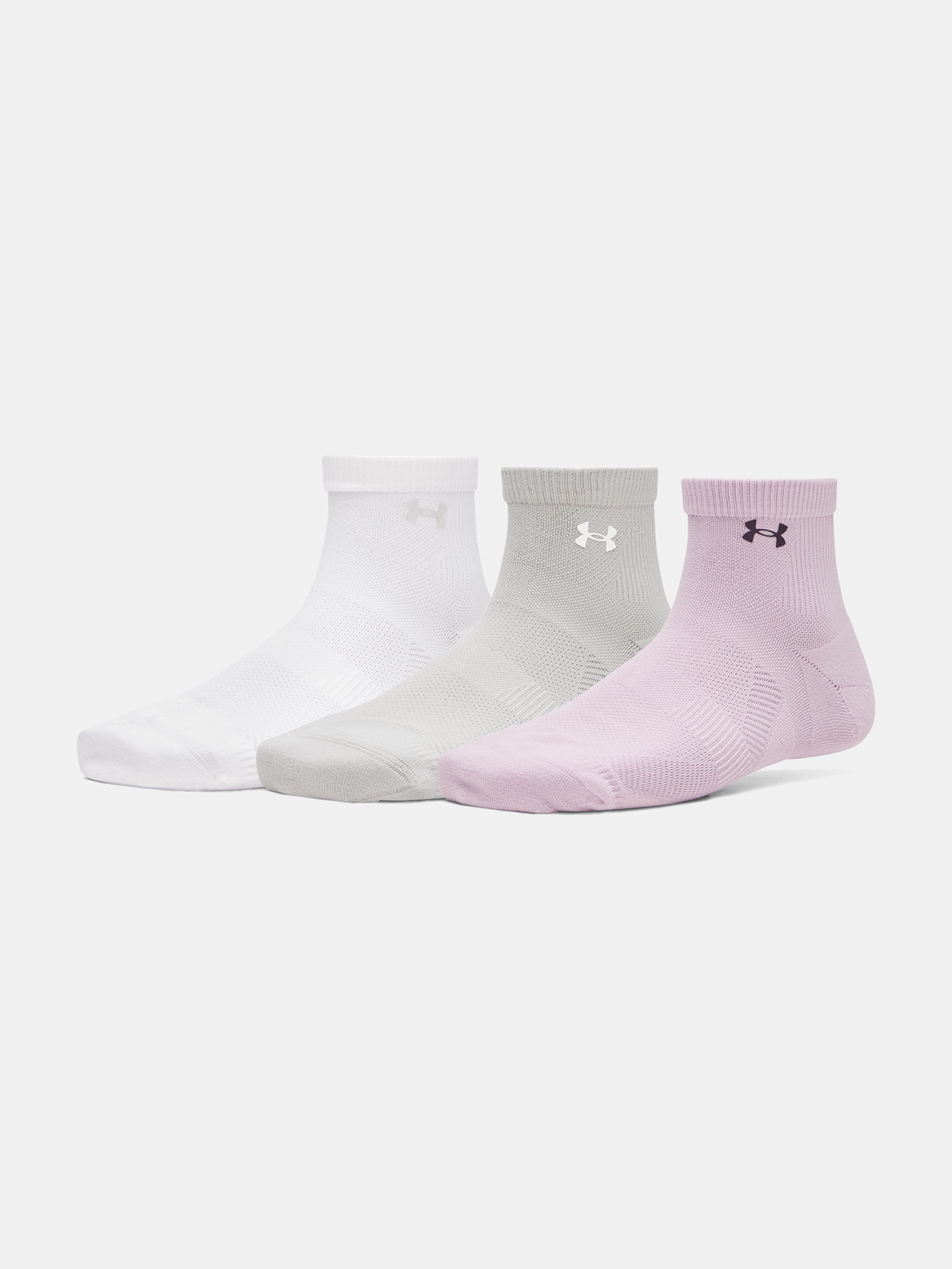 Női zokni Under Armour Women's Vanish 3pk Qtr - 001