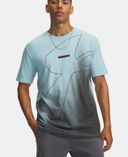 Meeste t-särk Under Armour UA M 60/40S BLEND LOGO SS-Sinine - 001