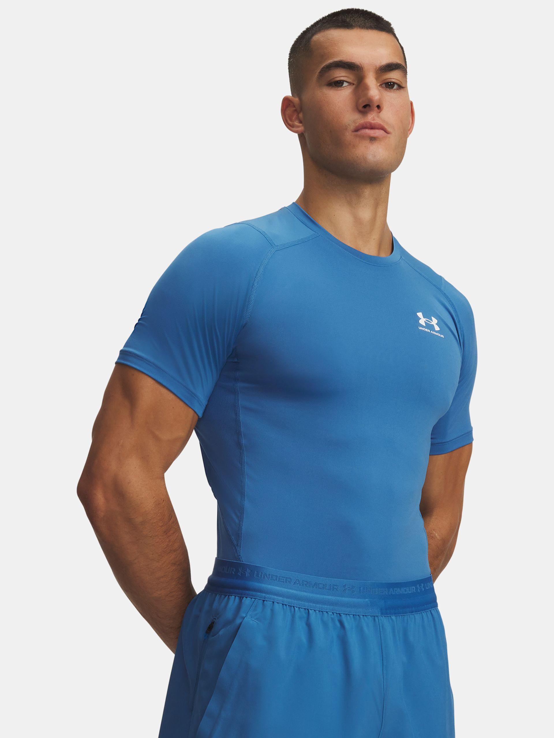 Vyriški marškinėliai Under Armour HEATGEAR Comp SS - 001