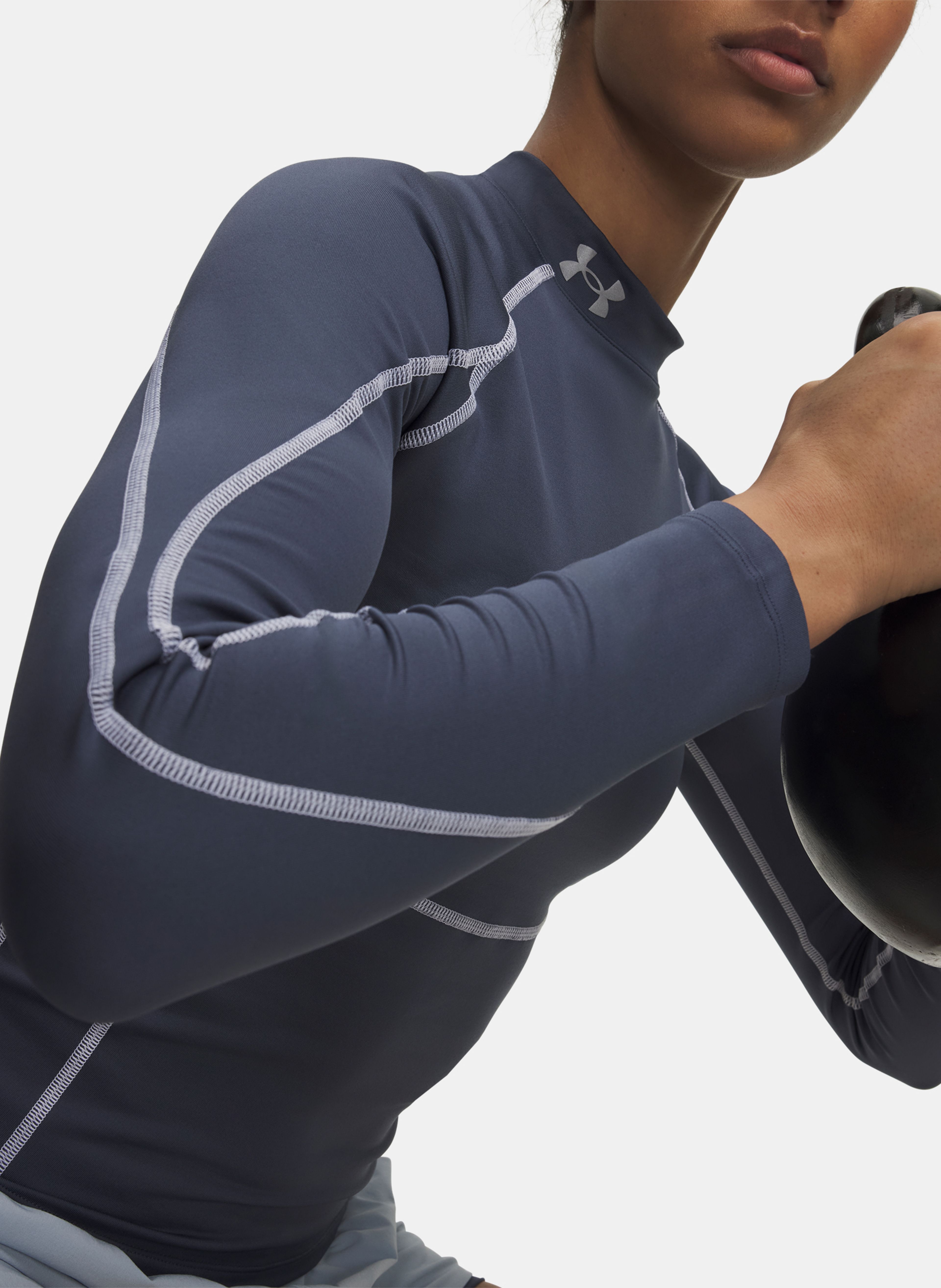 Sieviešu t-krekls Under Armour UA ColdGear Elite Mock - 003