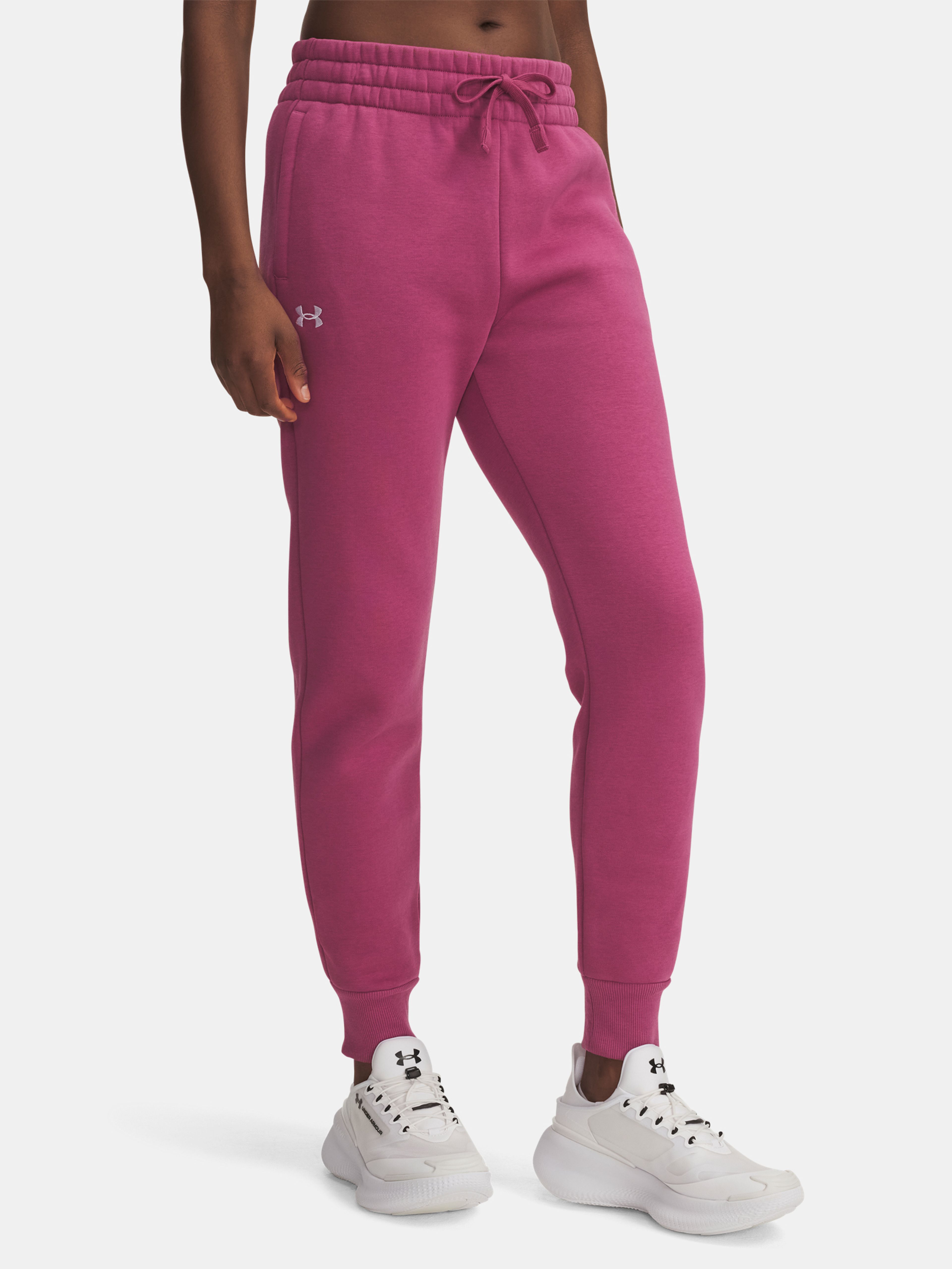 Moteriškos treningai Under Armour UA Rival Fleece Jogger-RED