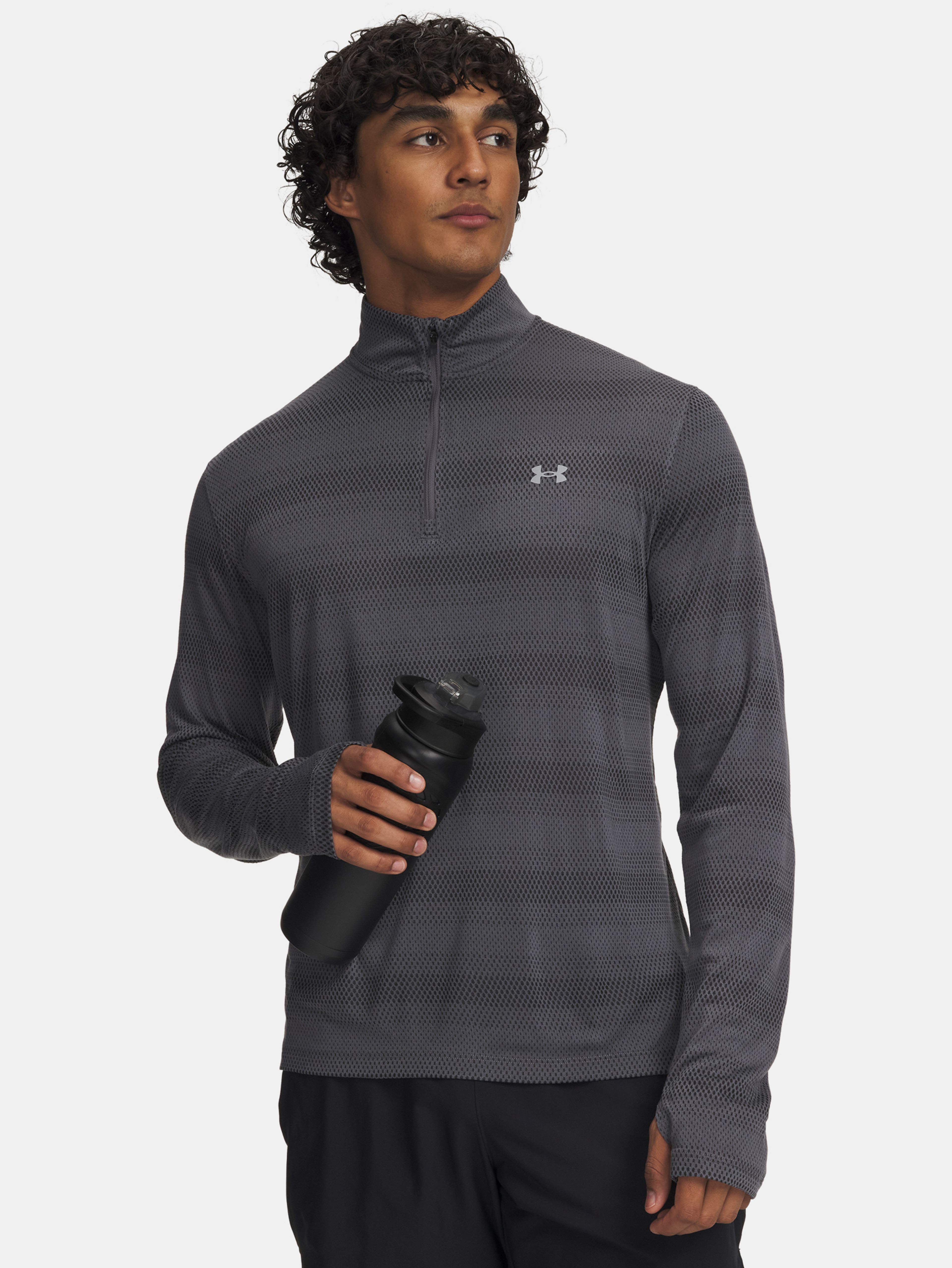 Moška majica Under Armour UA Velociti 1/4 Zip-GRY