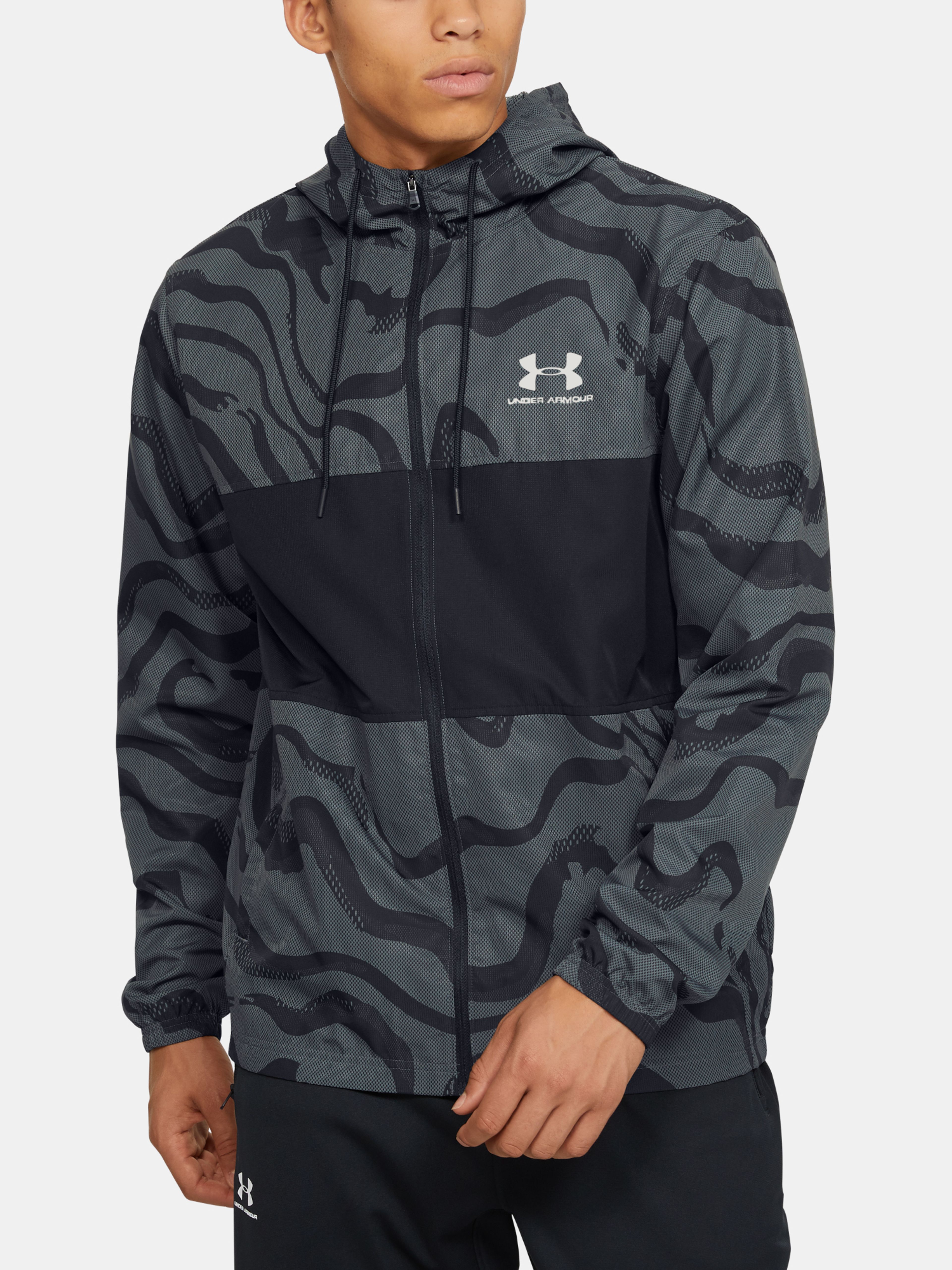 Meeste jope Under Armour Sportstyle Wind Printed Hooded Jacket