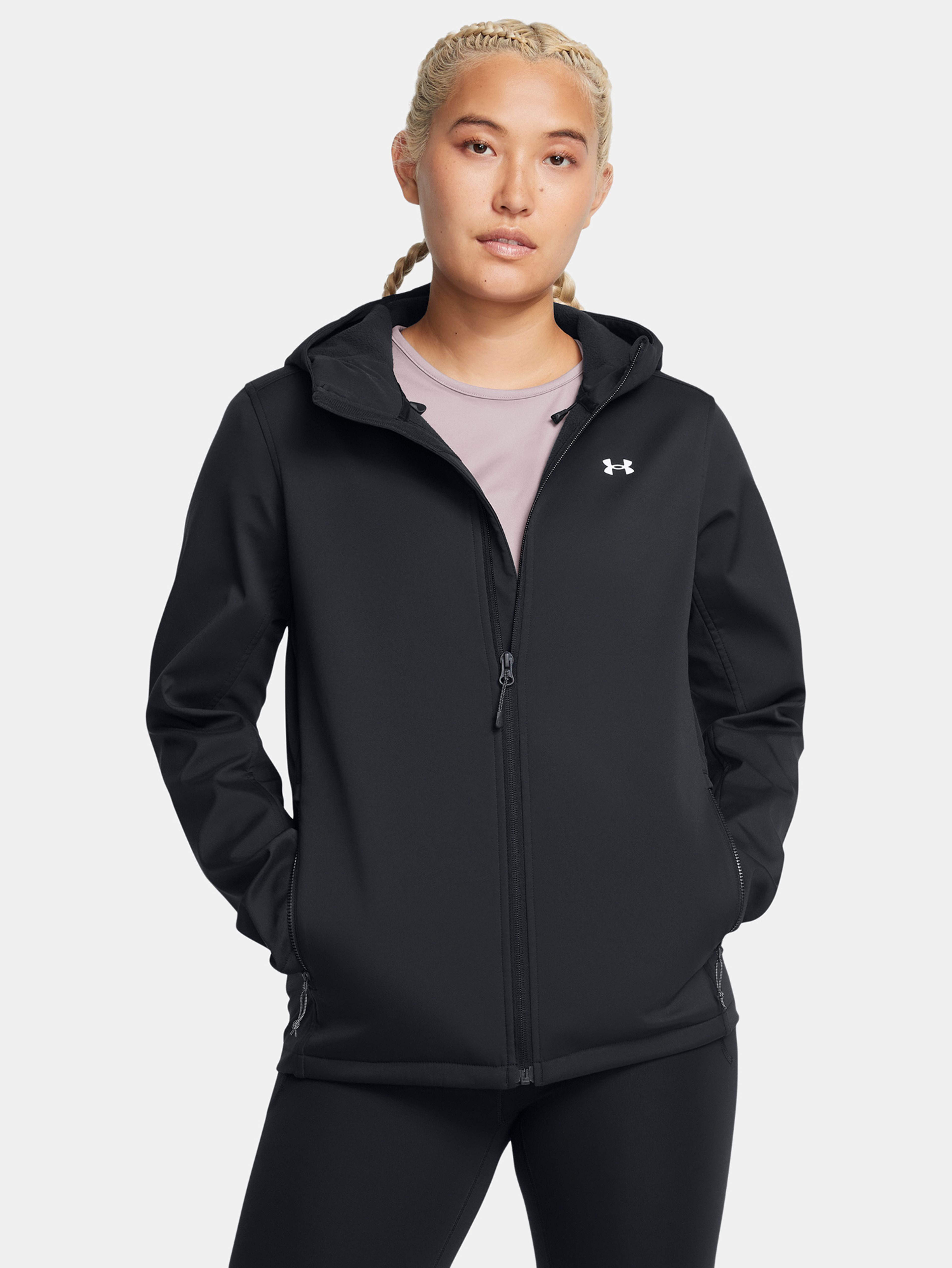 Moteriška striukė Under Armour W Shield Hooded Jacket-BLK