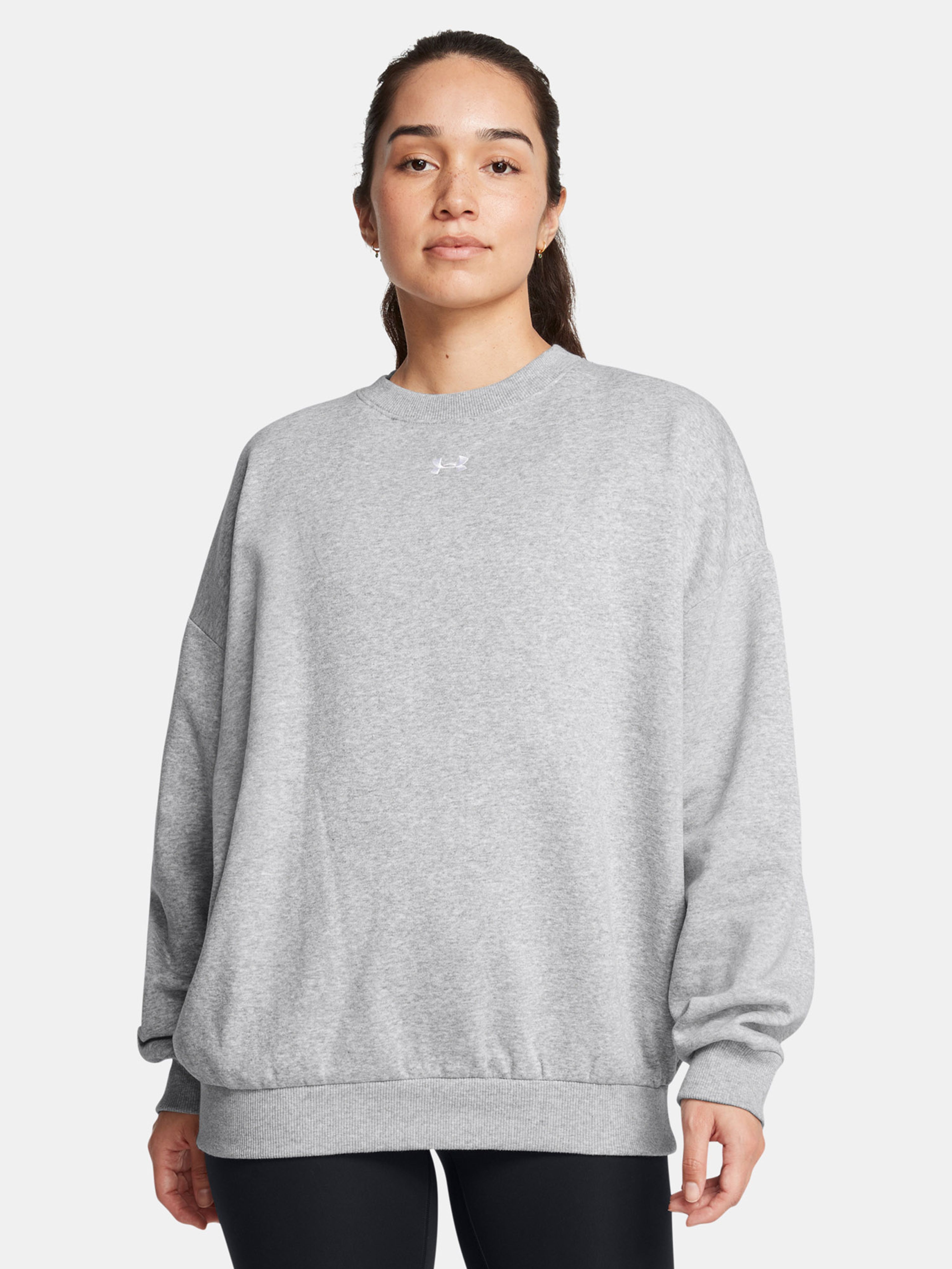 Ženski pulover  Under Armour Rival Fleece OS Crew-GRY