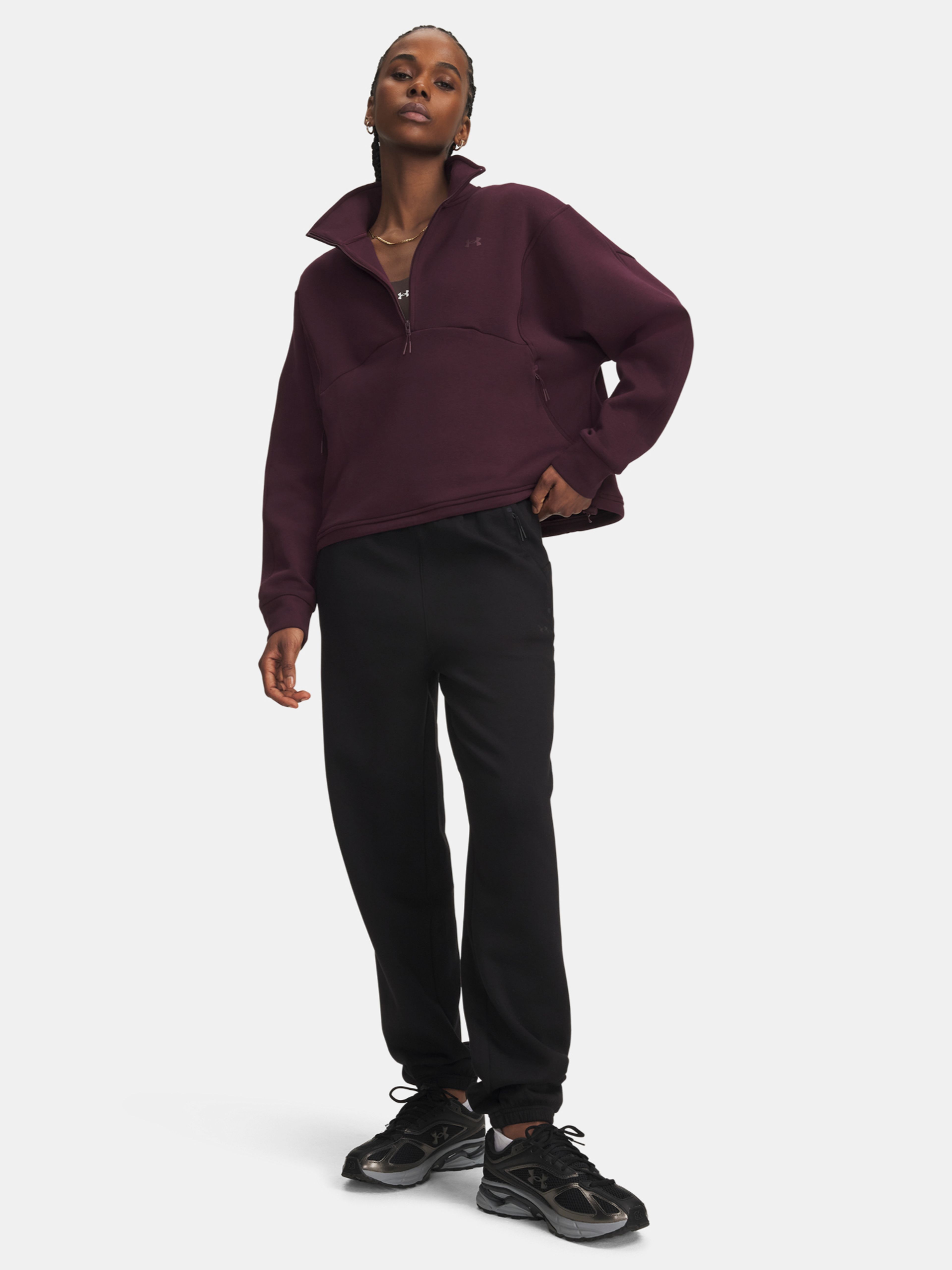 Dámske športové nohavice Under Armour Unstoppable Flc Gym Pant - 004