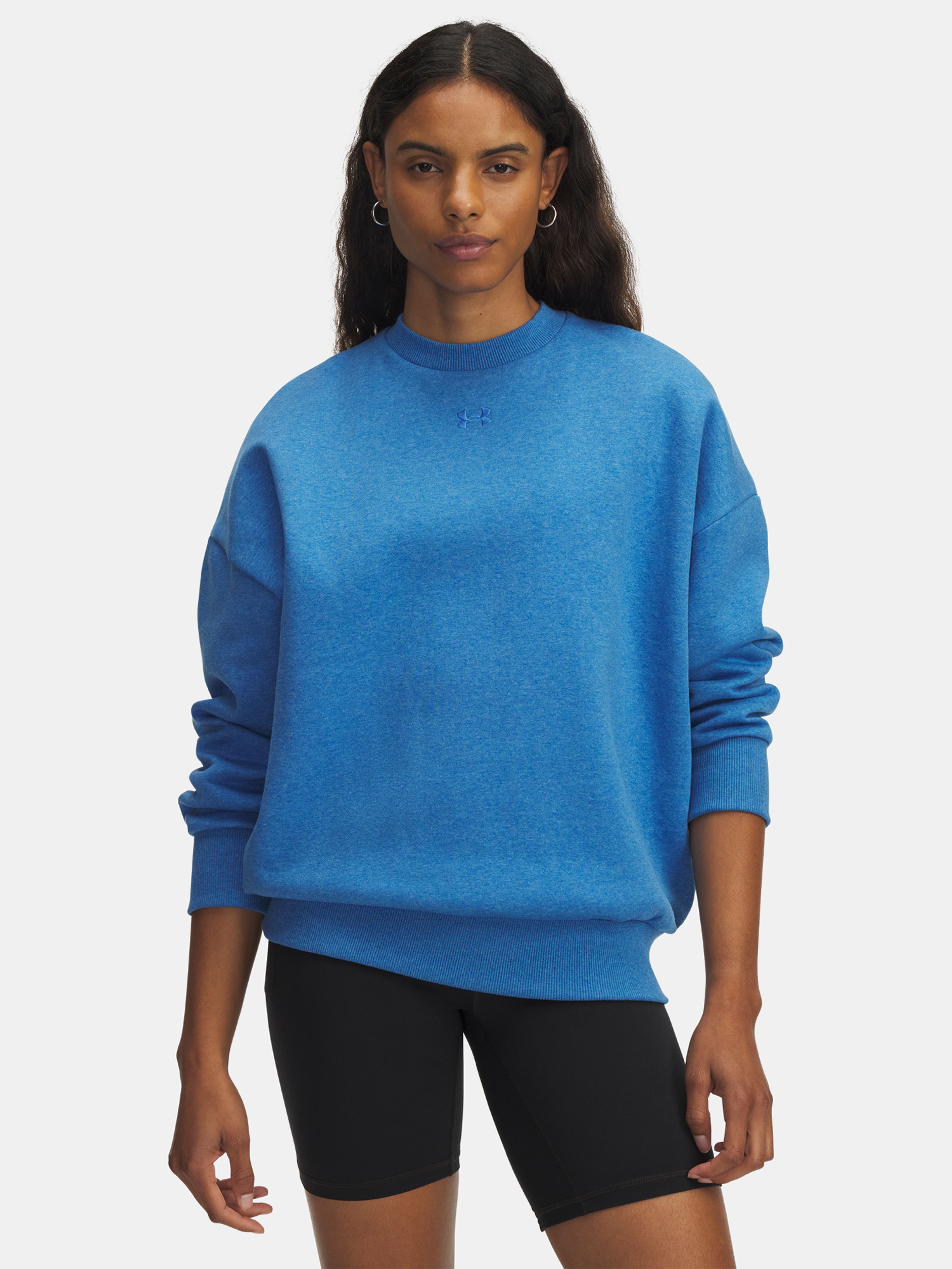 Moteriškas bliuzonas Under Armour UA Rival Fleece OS Crew-BLU
