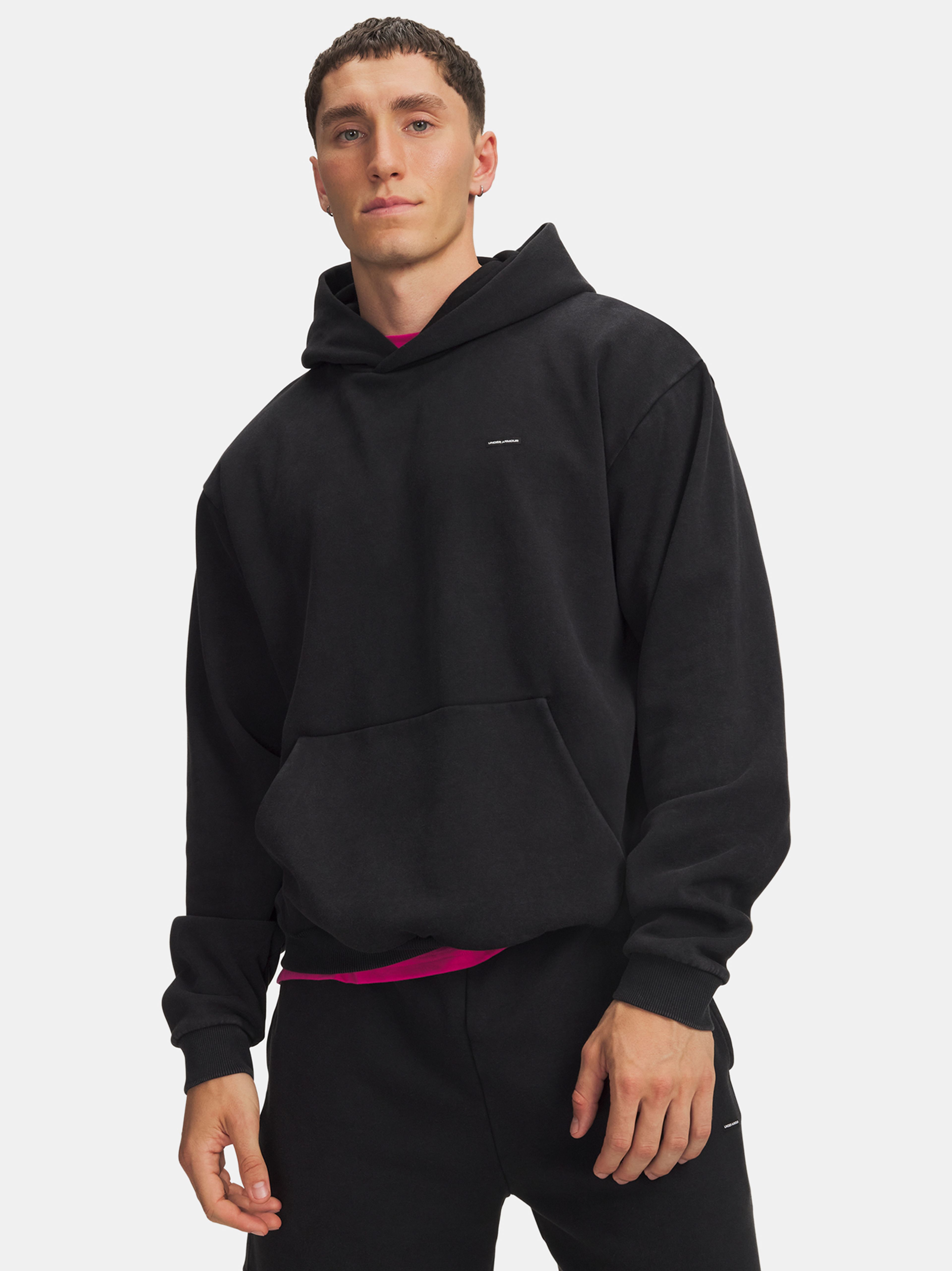 Pánska mikina Under Armour UA M ICON VINTAGE FLEECE HD - 001