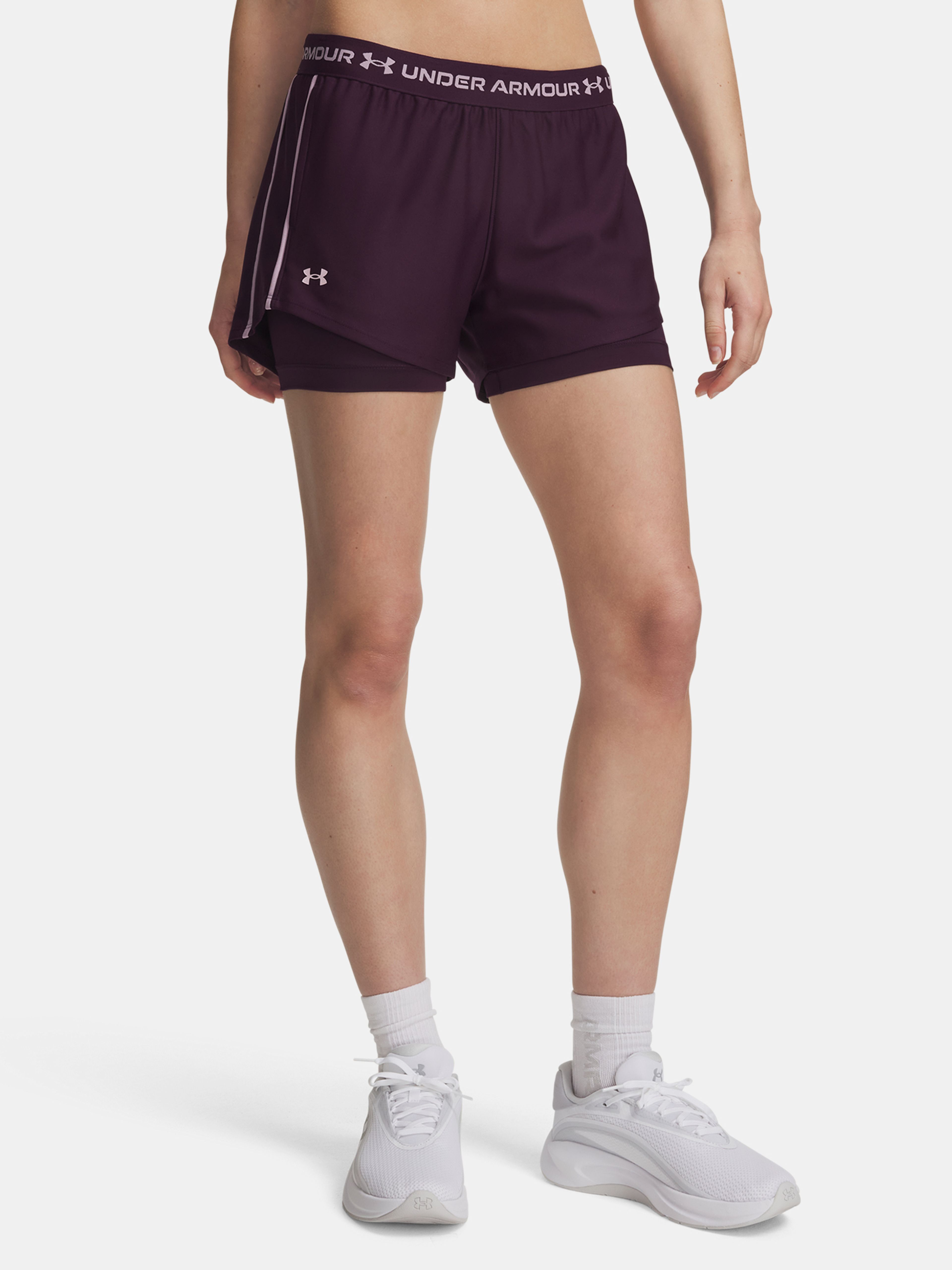 Női rövidnadrágok Under Armour Tech Play Up 2in1 Shorts - 001