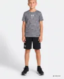 Chlapecký set Under Armour UA TWIST WOVEN SHORT SET-GRY-Šedá - 001