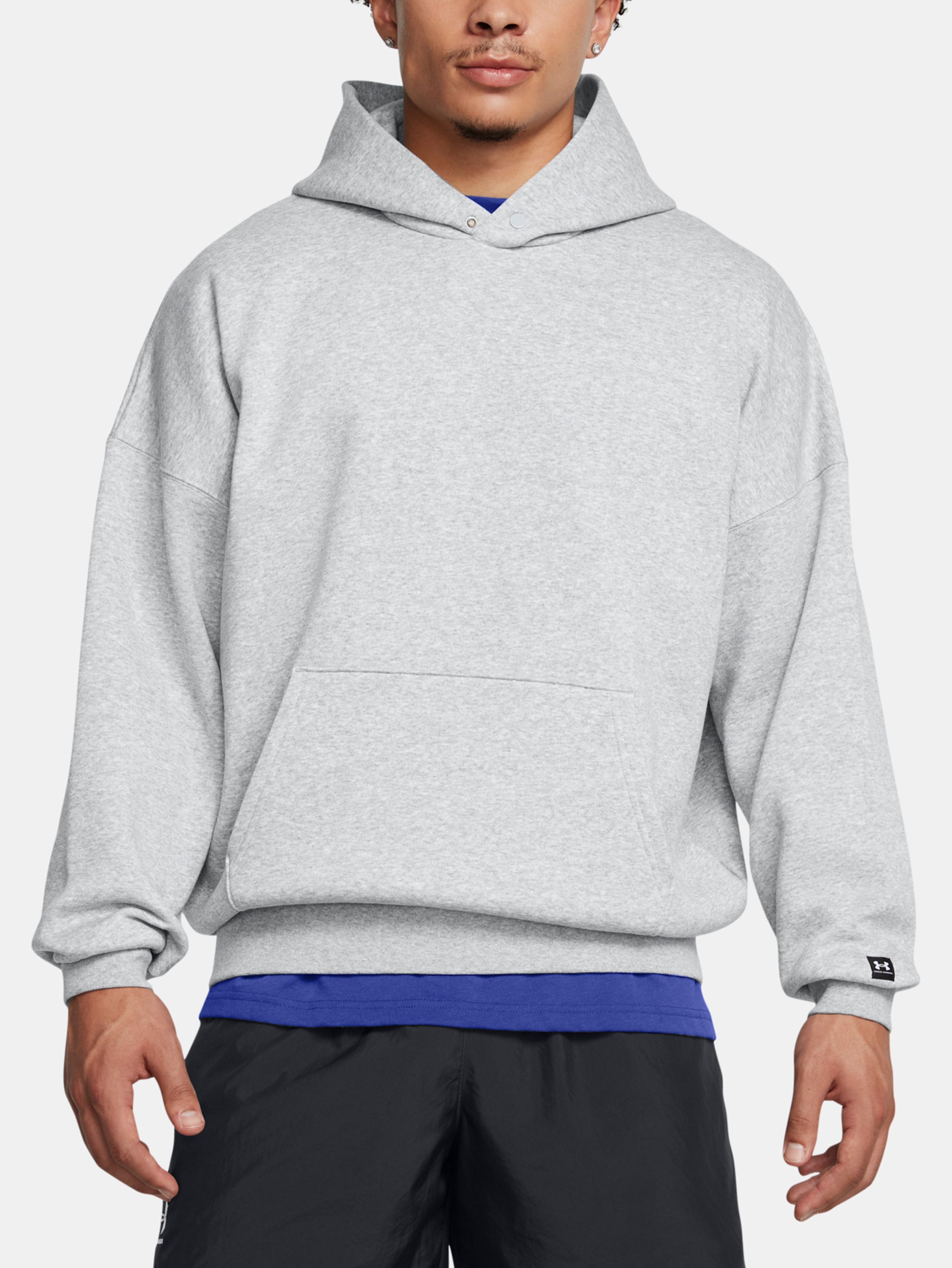 Pánská mikina Under Armour UA Icon Fleece OS Hood-GRY