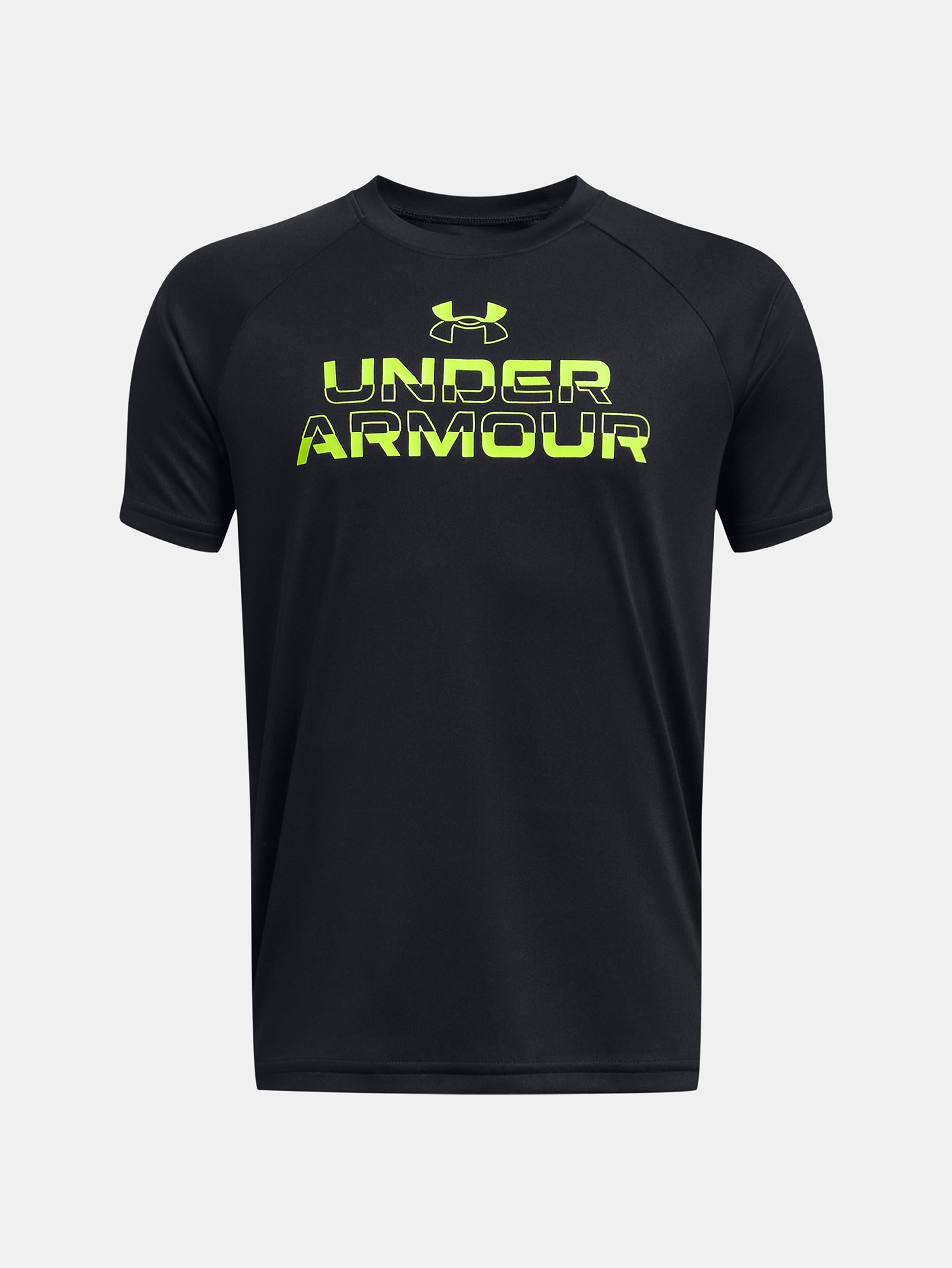 Chlapčenské tričko Under Armour UA Tech Split Wordmark SS