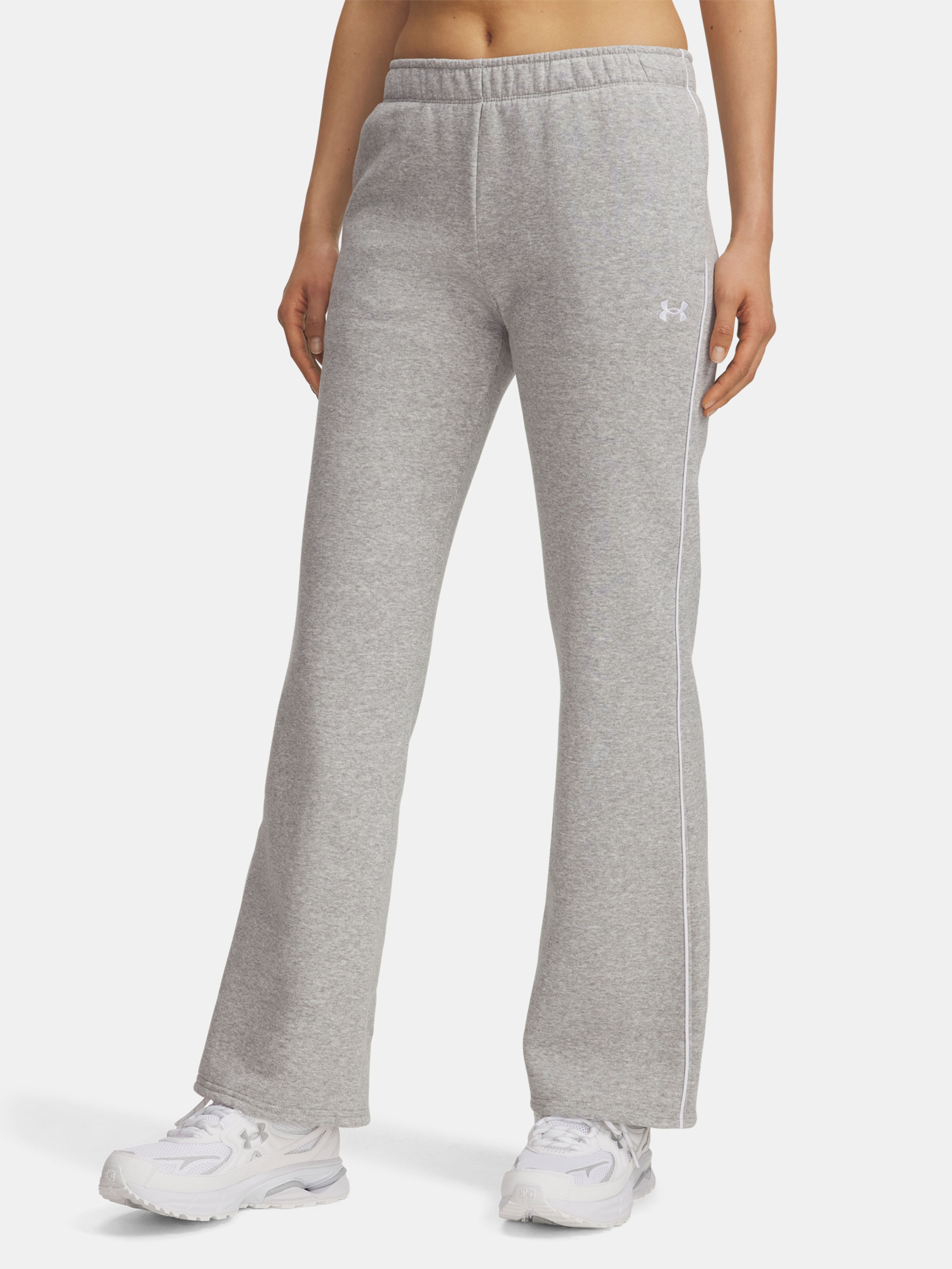 Ženske športne hlače Under Armour UA Rival Flc Piped Pant-GRY