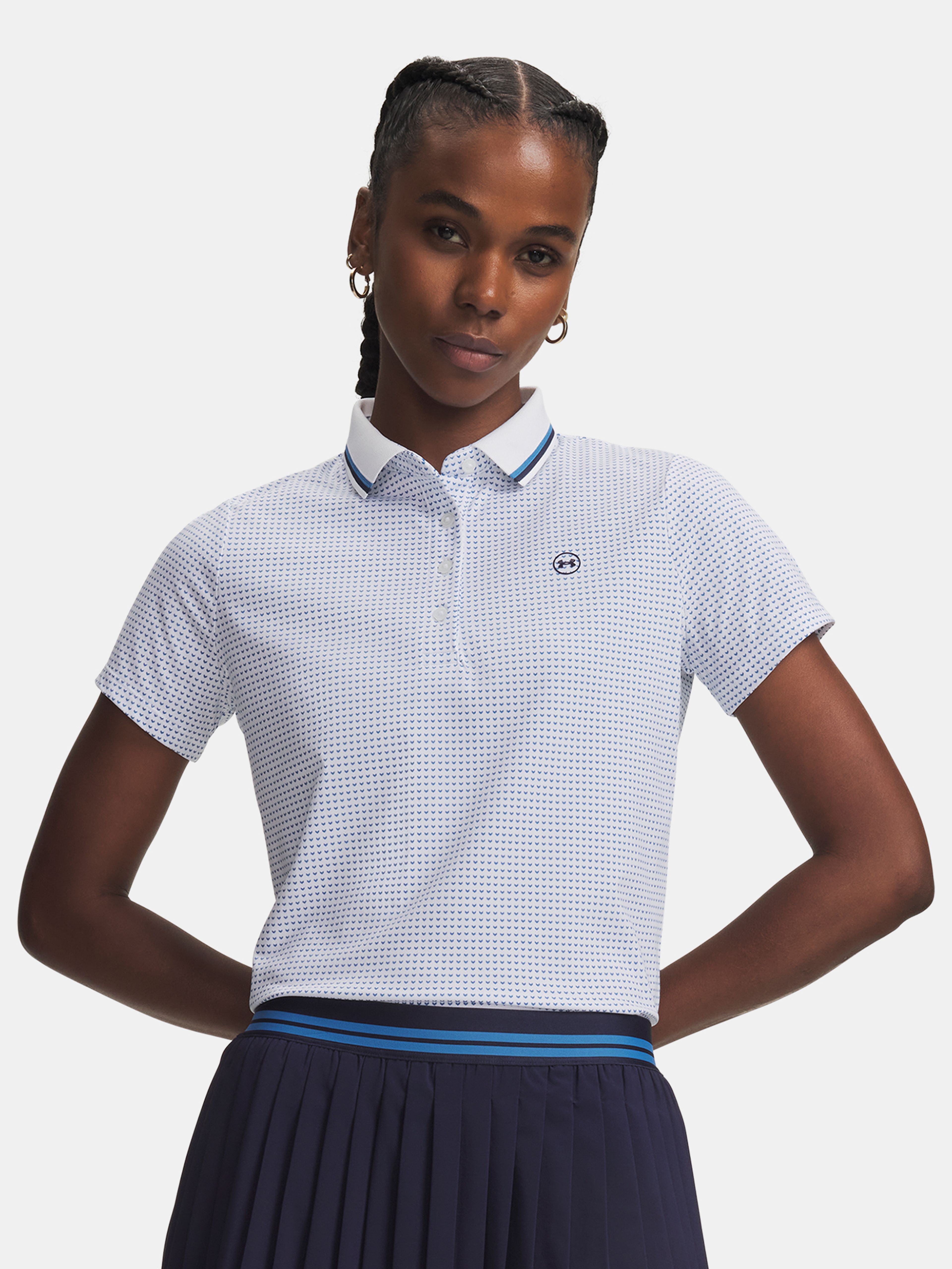 Női póló Under Armour UA ArmourDry Printed Polo - 001