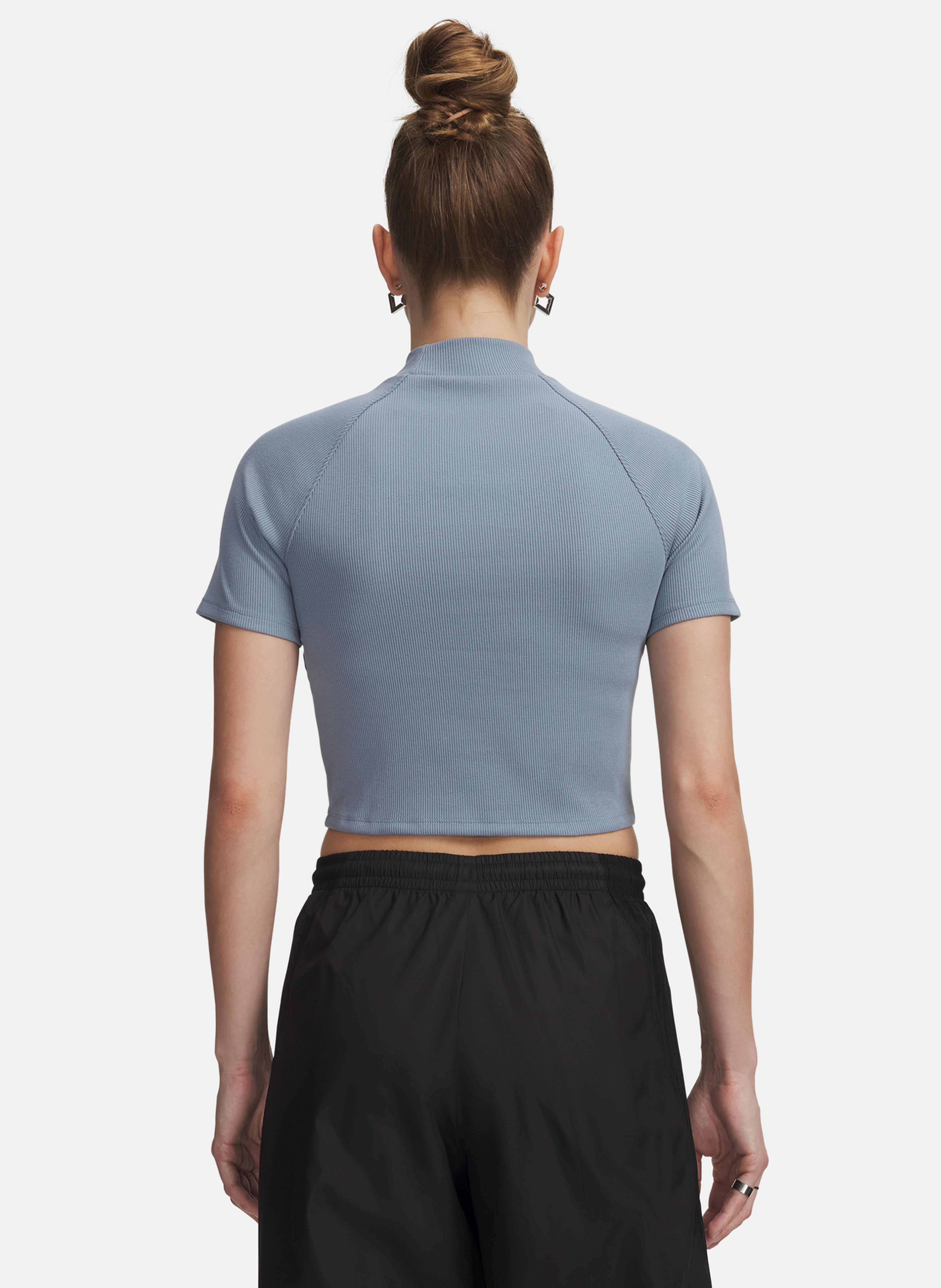 Dámské tričko Under Armour UA RIVAL RIB MOCK SS TEE - 002