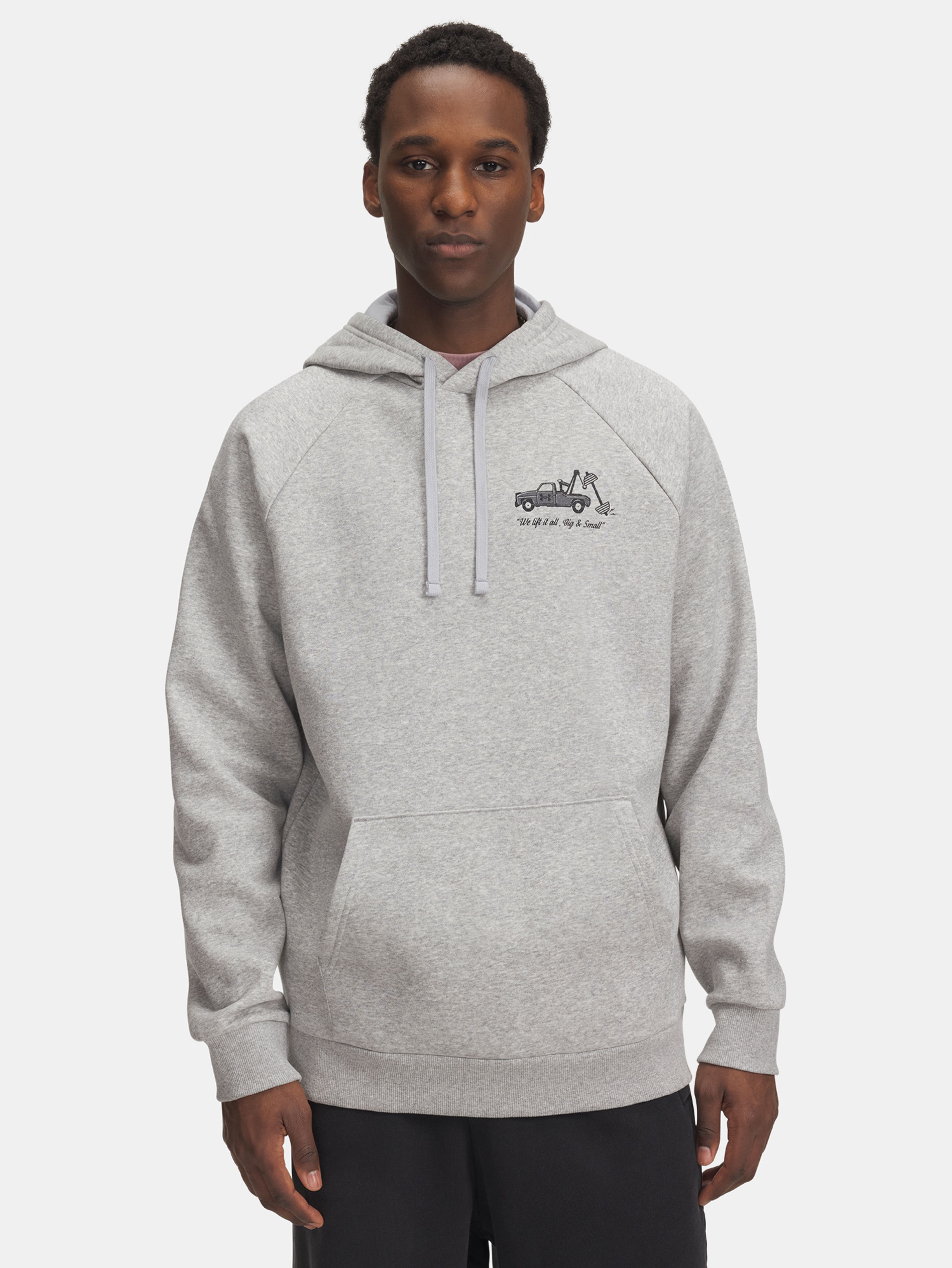 Pánska mikina Under Armour UA Rival Fleece HBR Logo HD-GRY
