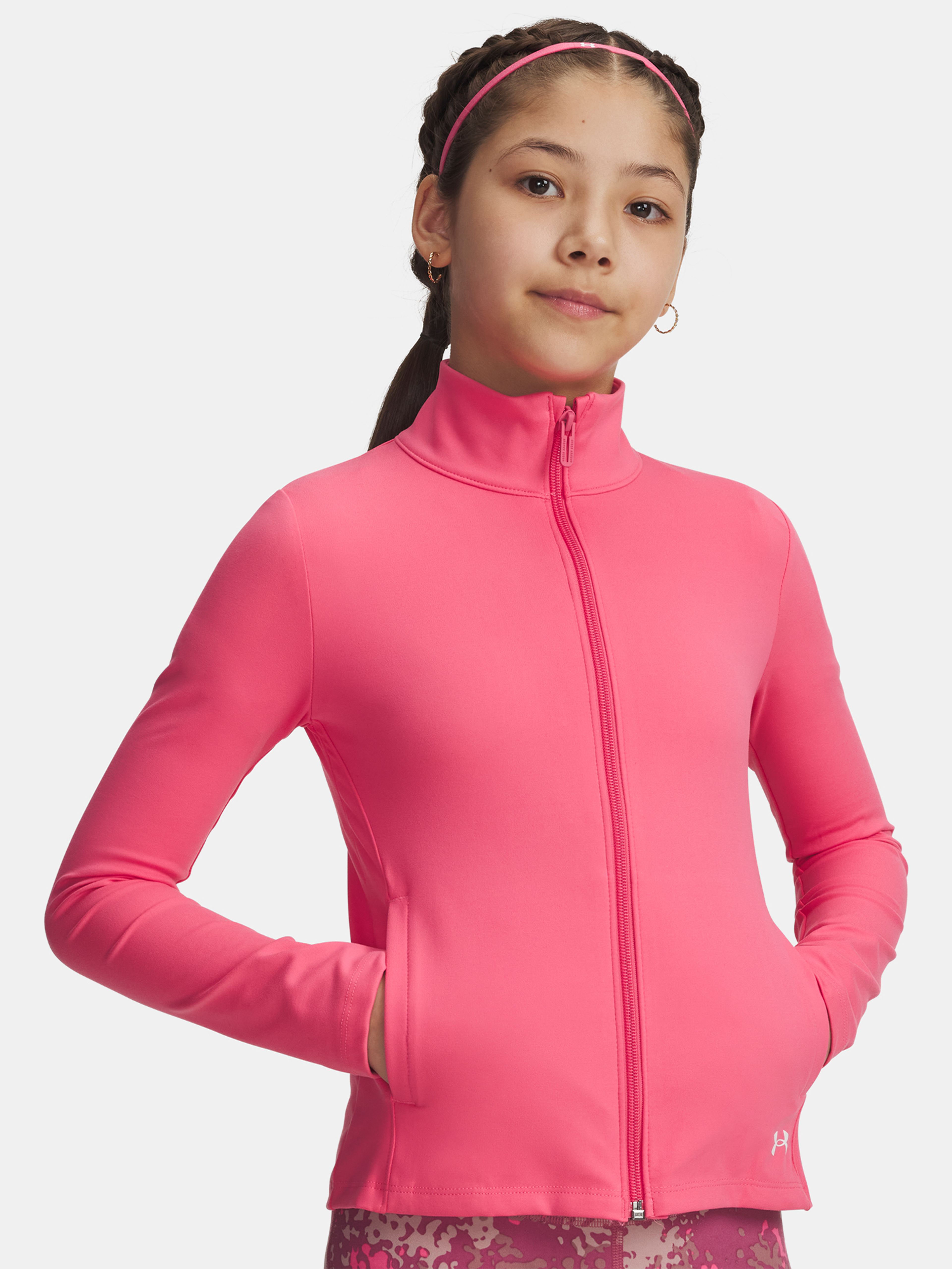 Dekliška jakna  Under Armour Motion Jacket-PNK