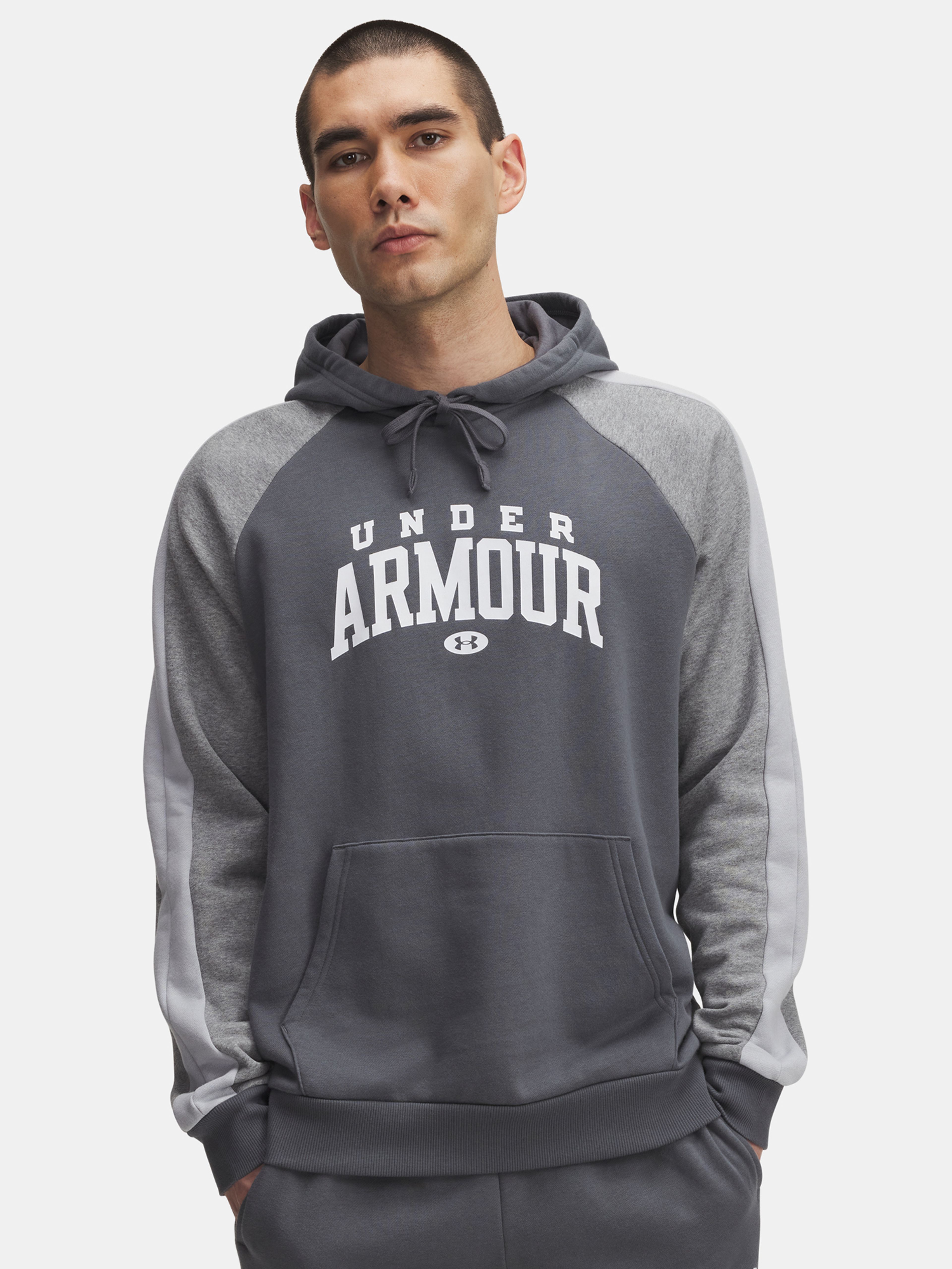 Vyriškas bliuzonas Under Armour UA Rival Flc CB Hood-GRY
