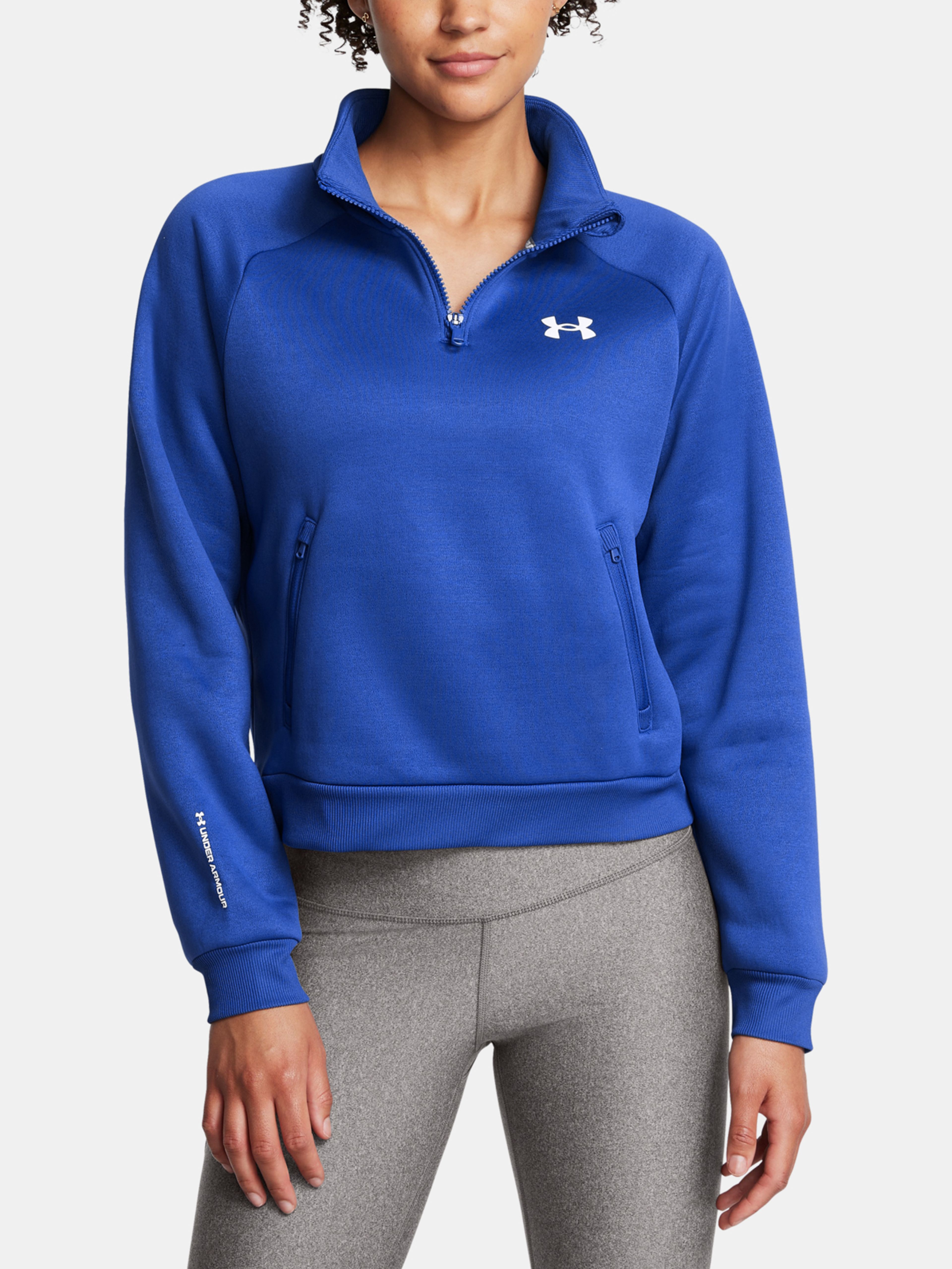 Női felső Under Armour UA Armour Flc Pro HZ-BLU