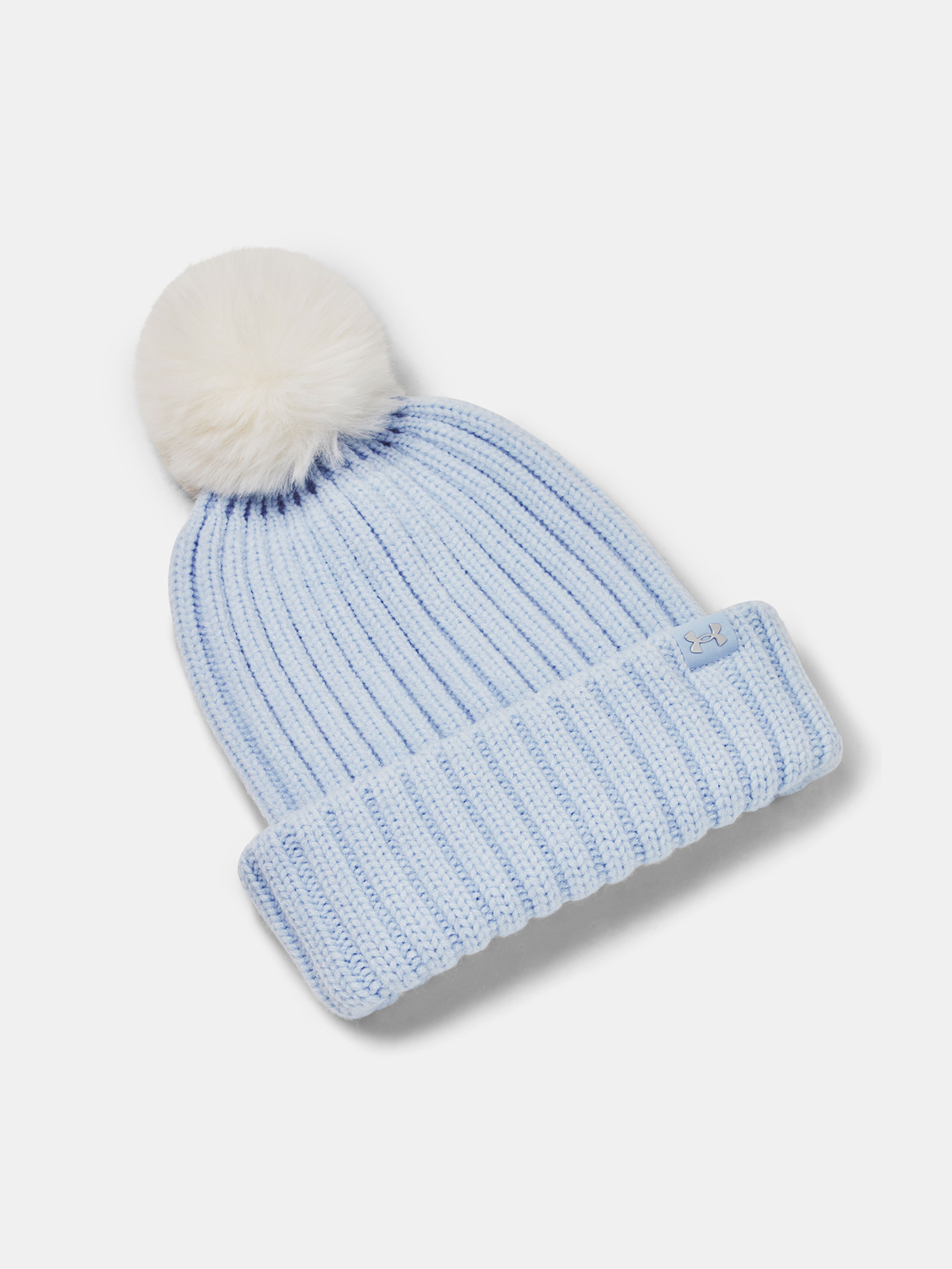 Čiapka Under Armour W Halftime Pom Beanie-BLU