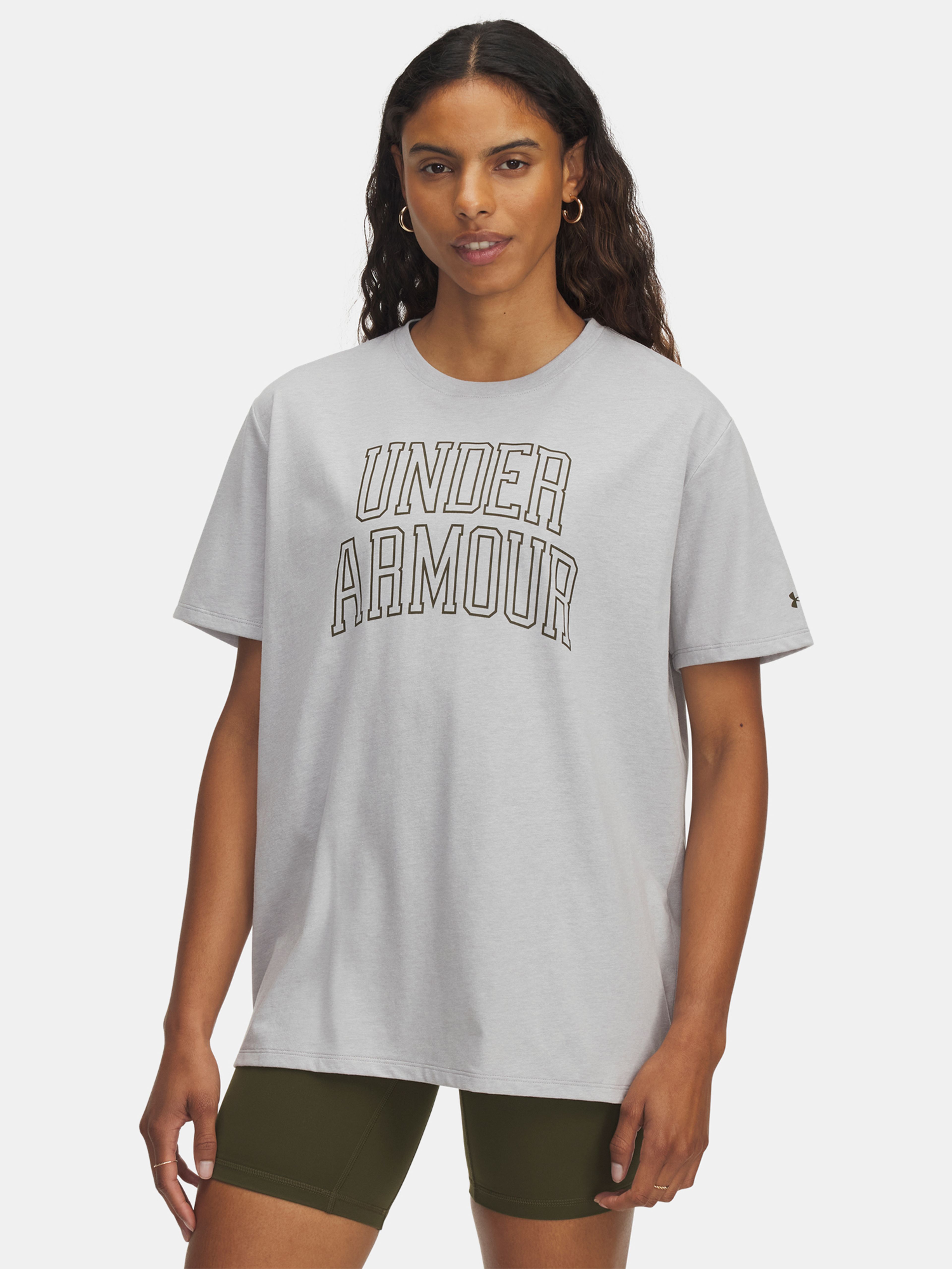 Női póló Under Armour Rival OS Campus Tee-GRY