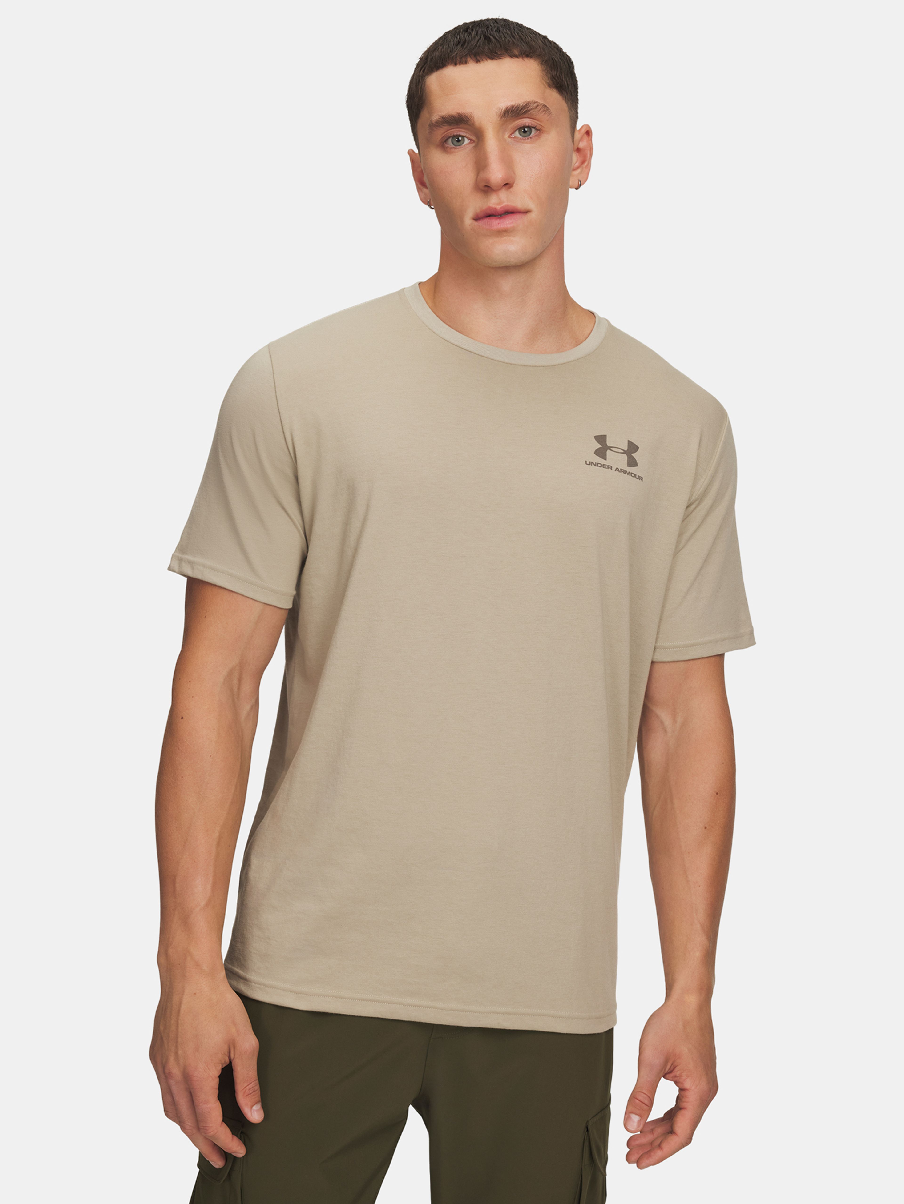Pánske tričko Under Armour UA M SPORTSTYLE LC SS-BRN
