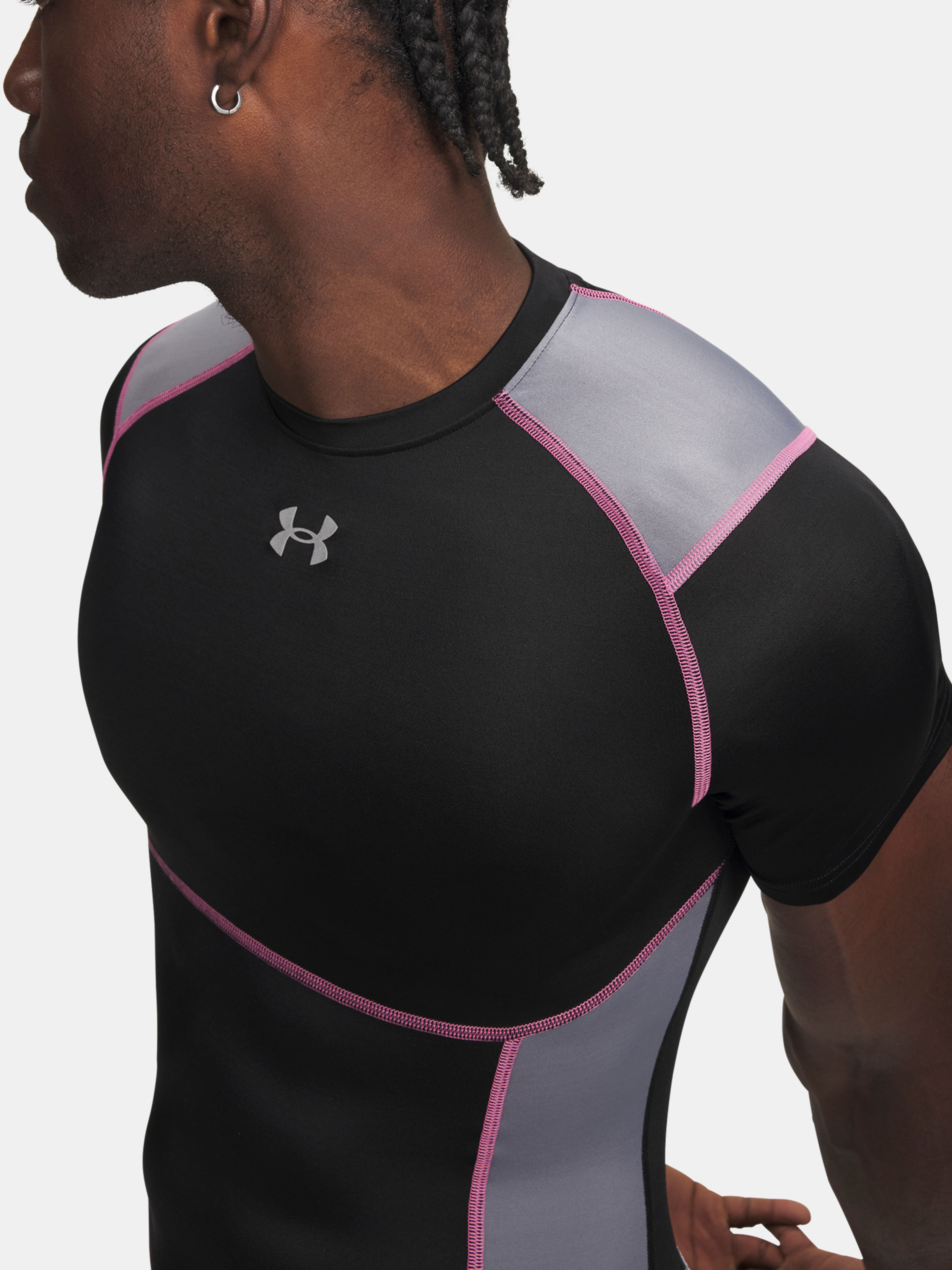 Pánske tričko Under Armour UA HG Elite Comp SS - 003