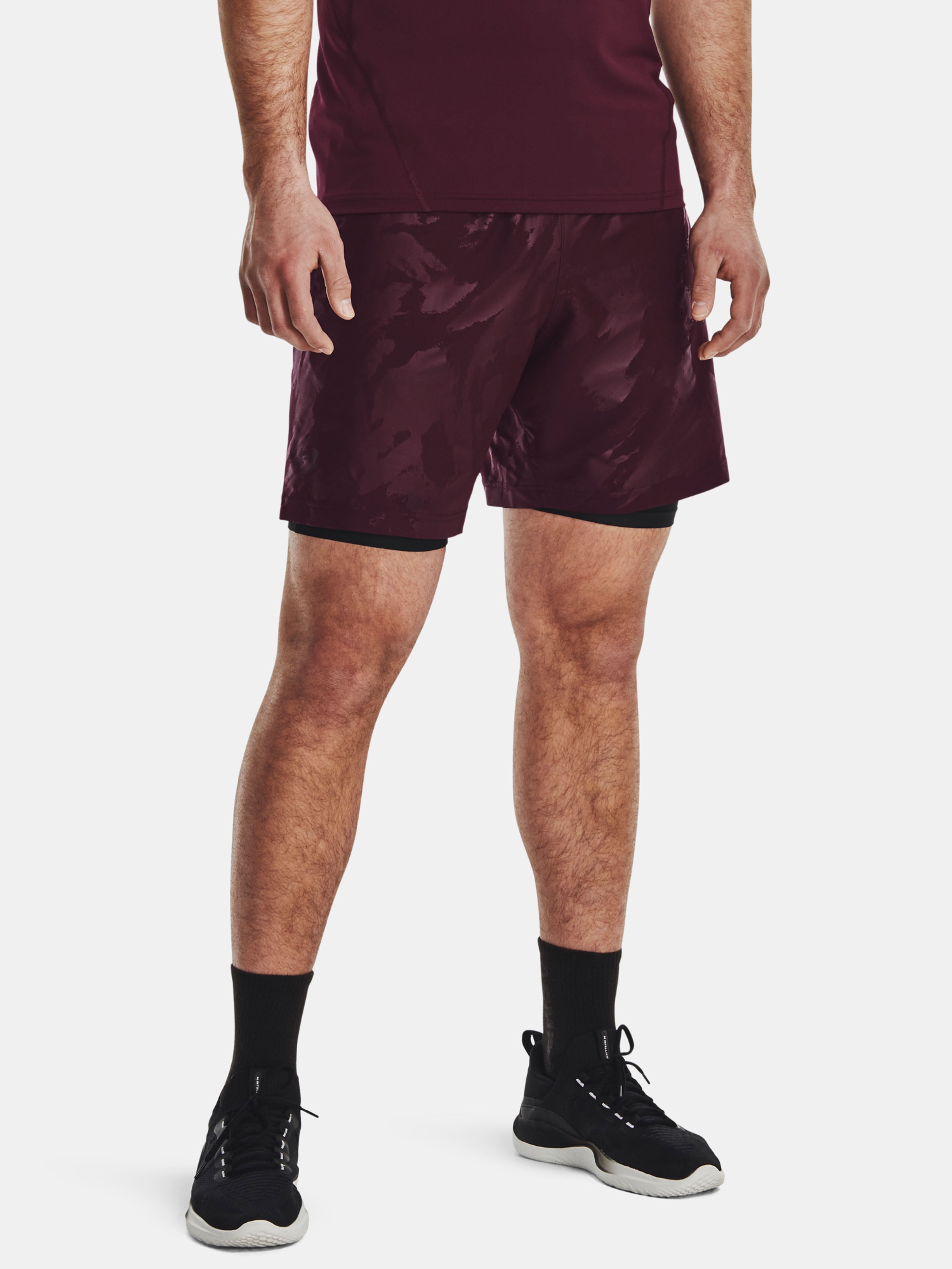 Férfi rövidnadrágok Under Armour UA Woven Emboss Short