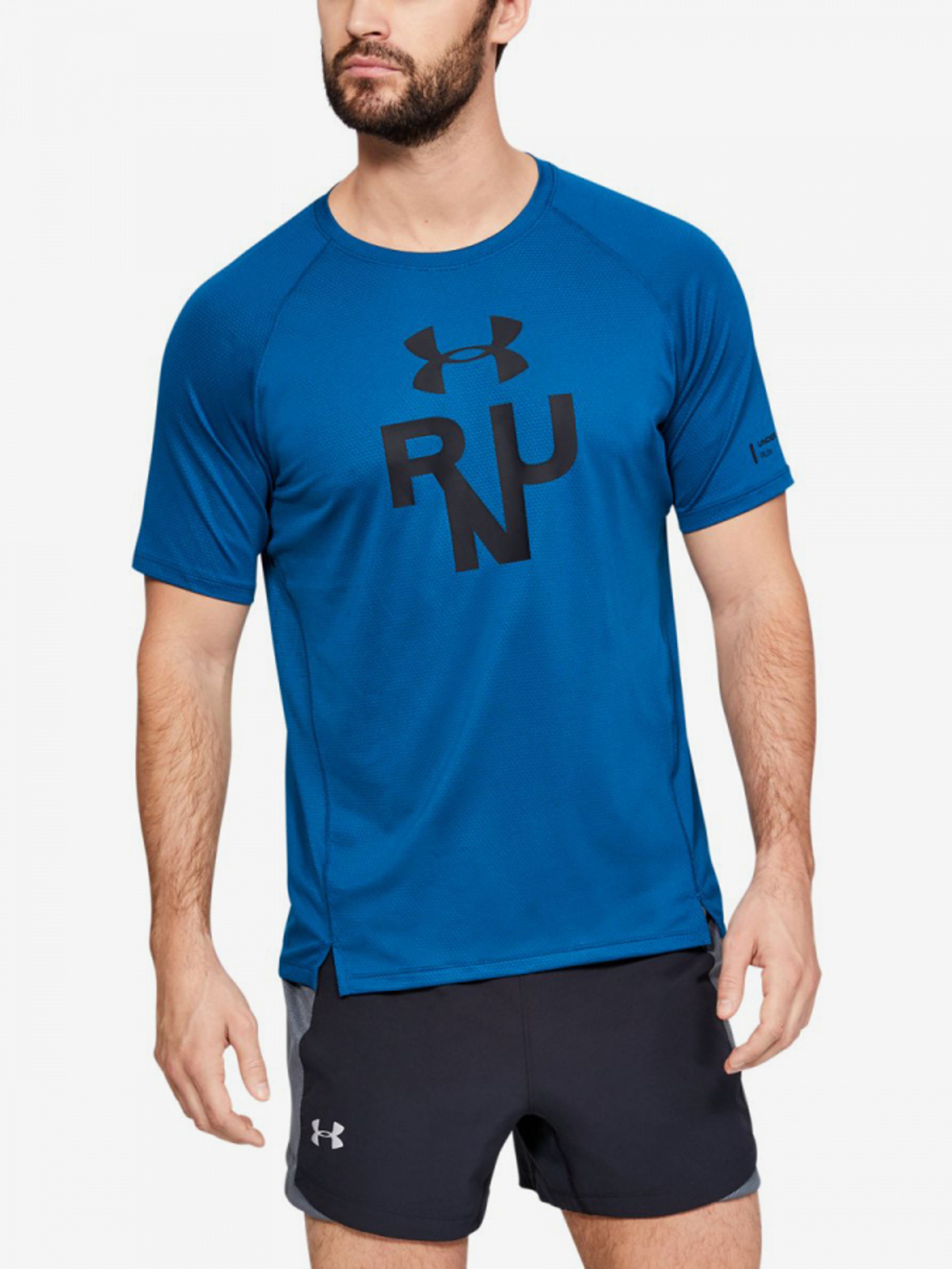 Meeste t-särk Under Armour Qualifier Glare Shortsleeve